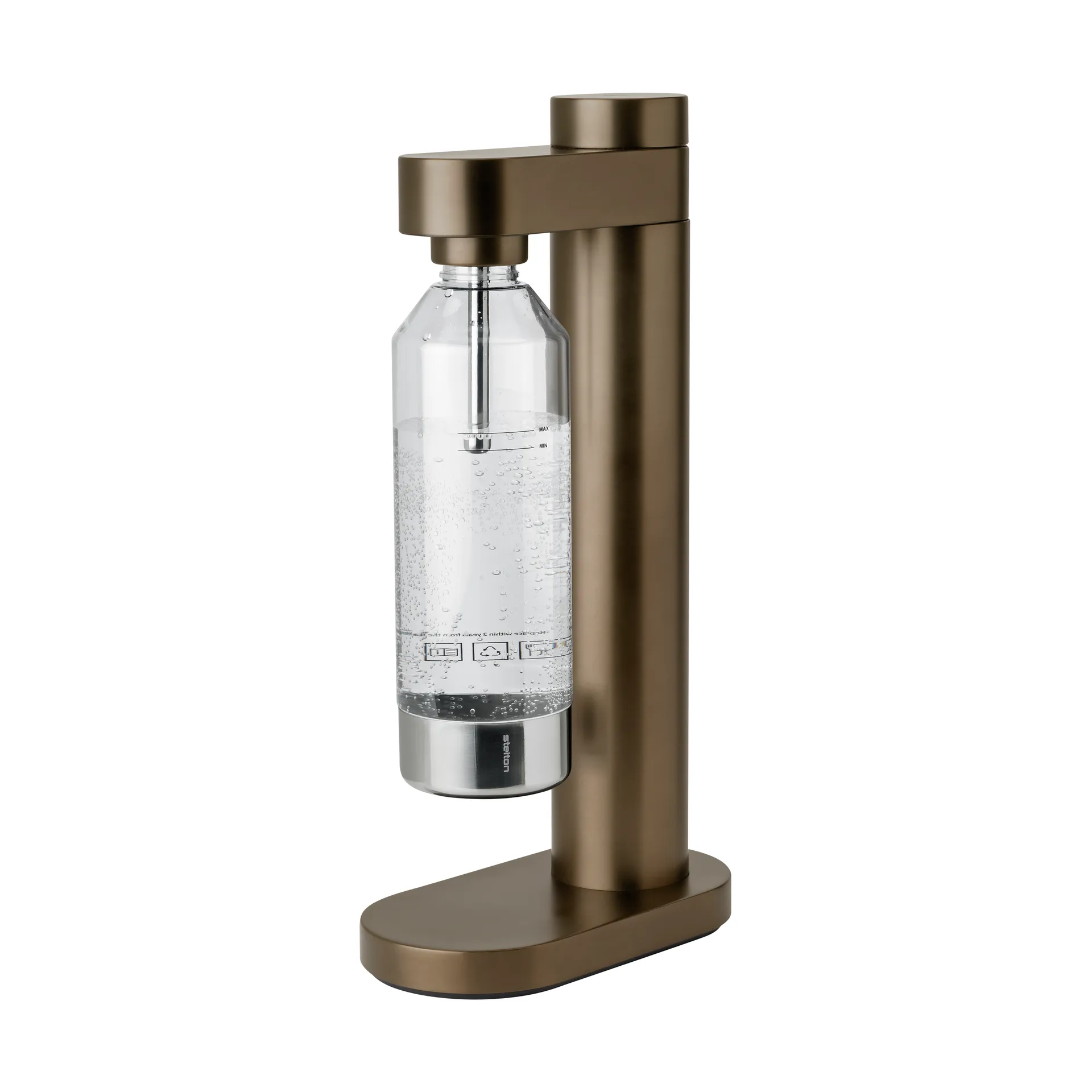 Stelton - Brus kulsyremaskine dark brown metallic