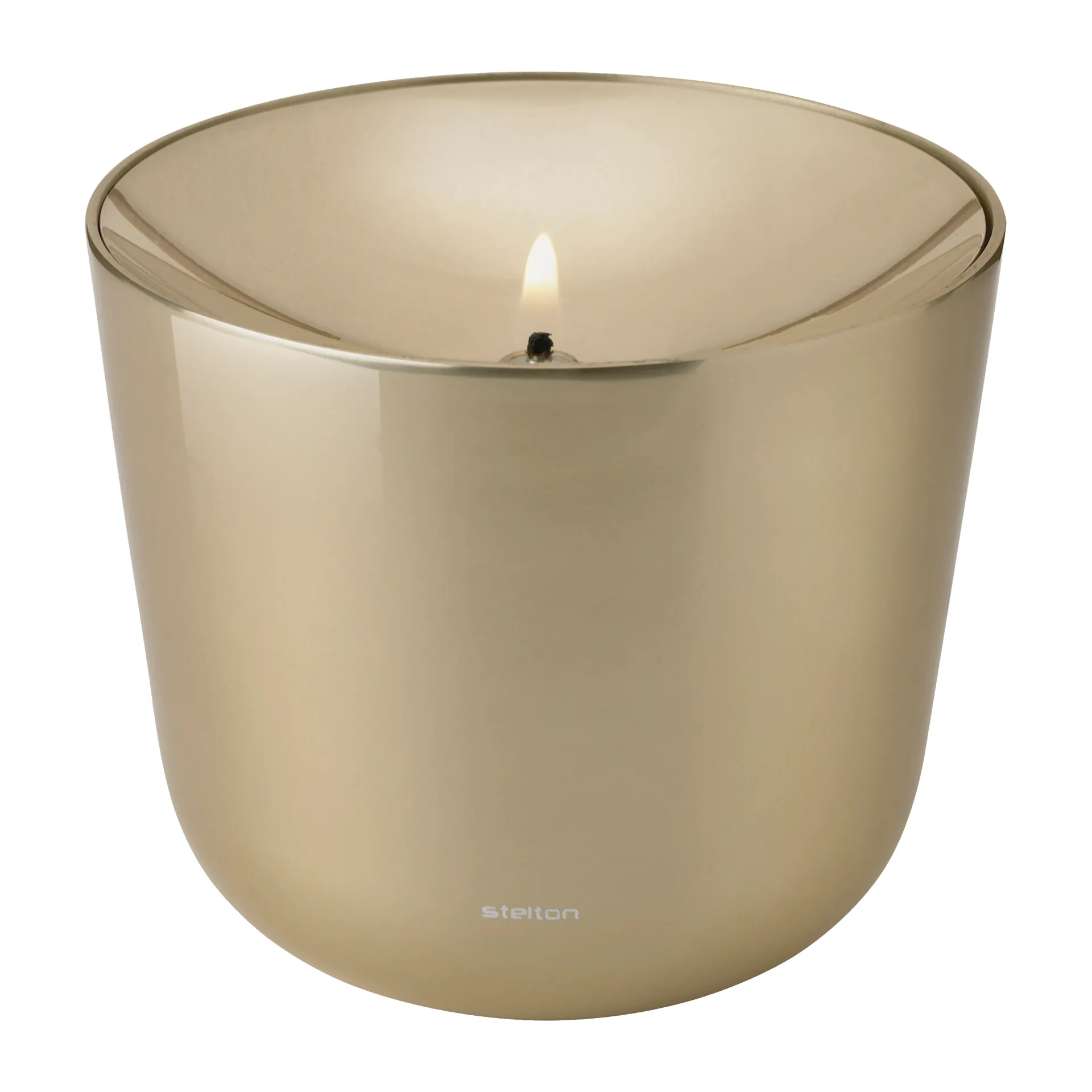 Stelton Lampe à huile Solis Ø11,5 cm Laiton