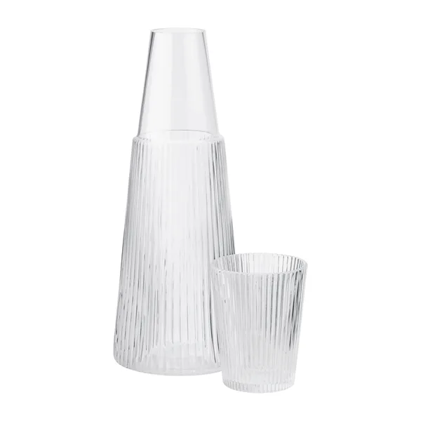 Pilastro karaff med dricksglas
