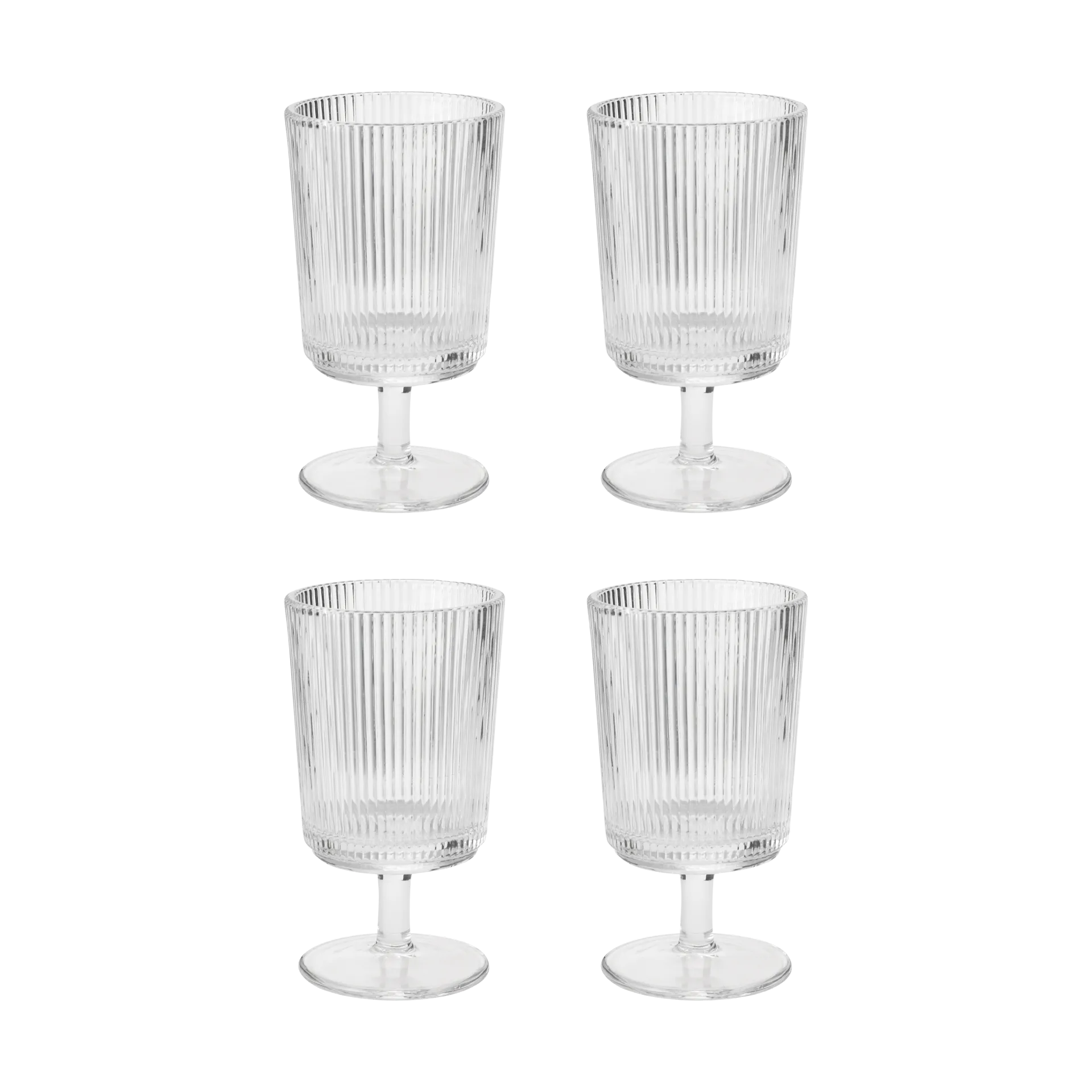 Stelton - Pilastro vinglas 0.18 l. 4 Stk clear