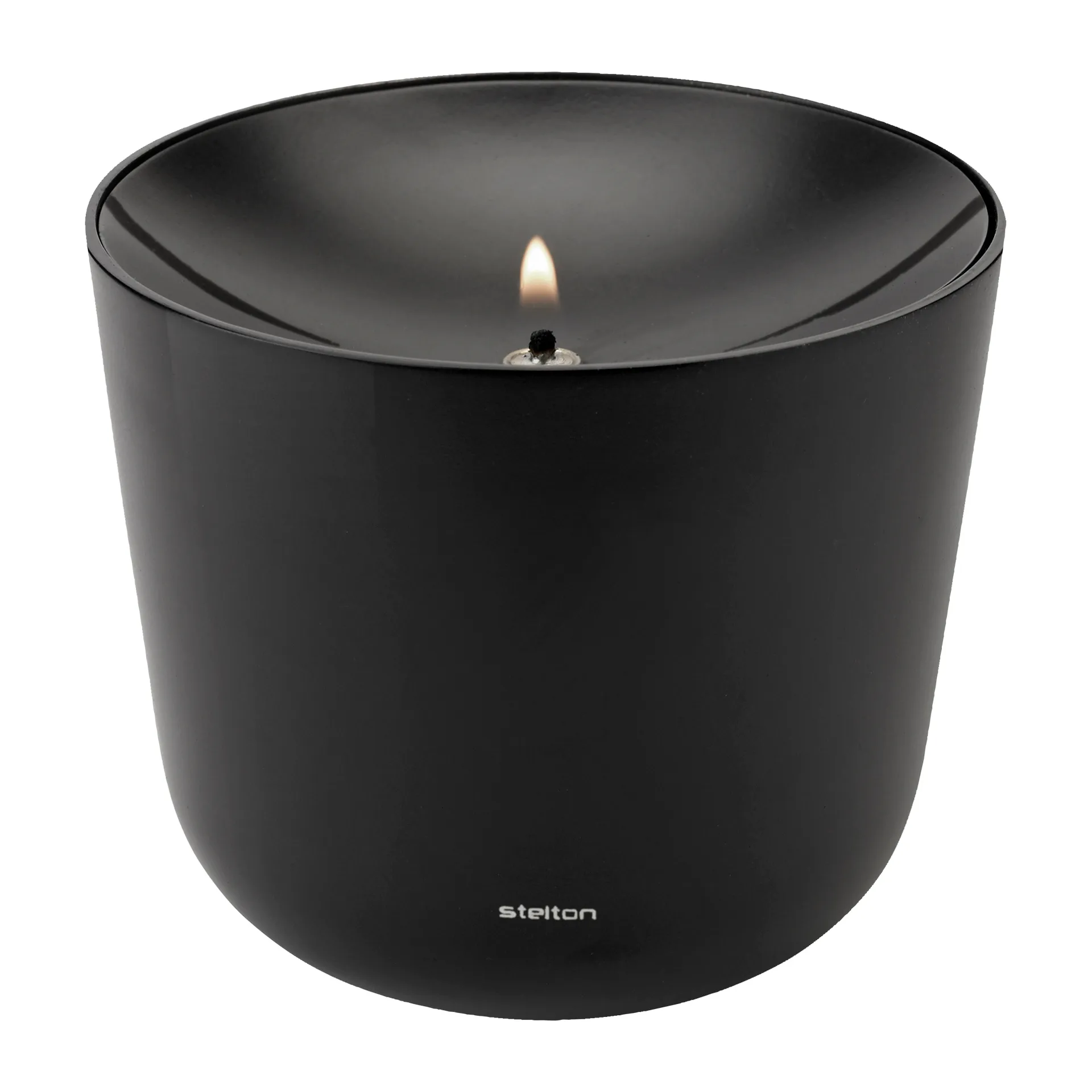 Stelton Solis olielampe Ø11,5 cm Soft black
