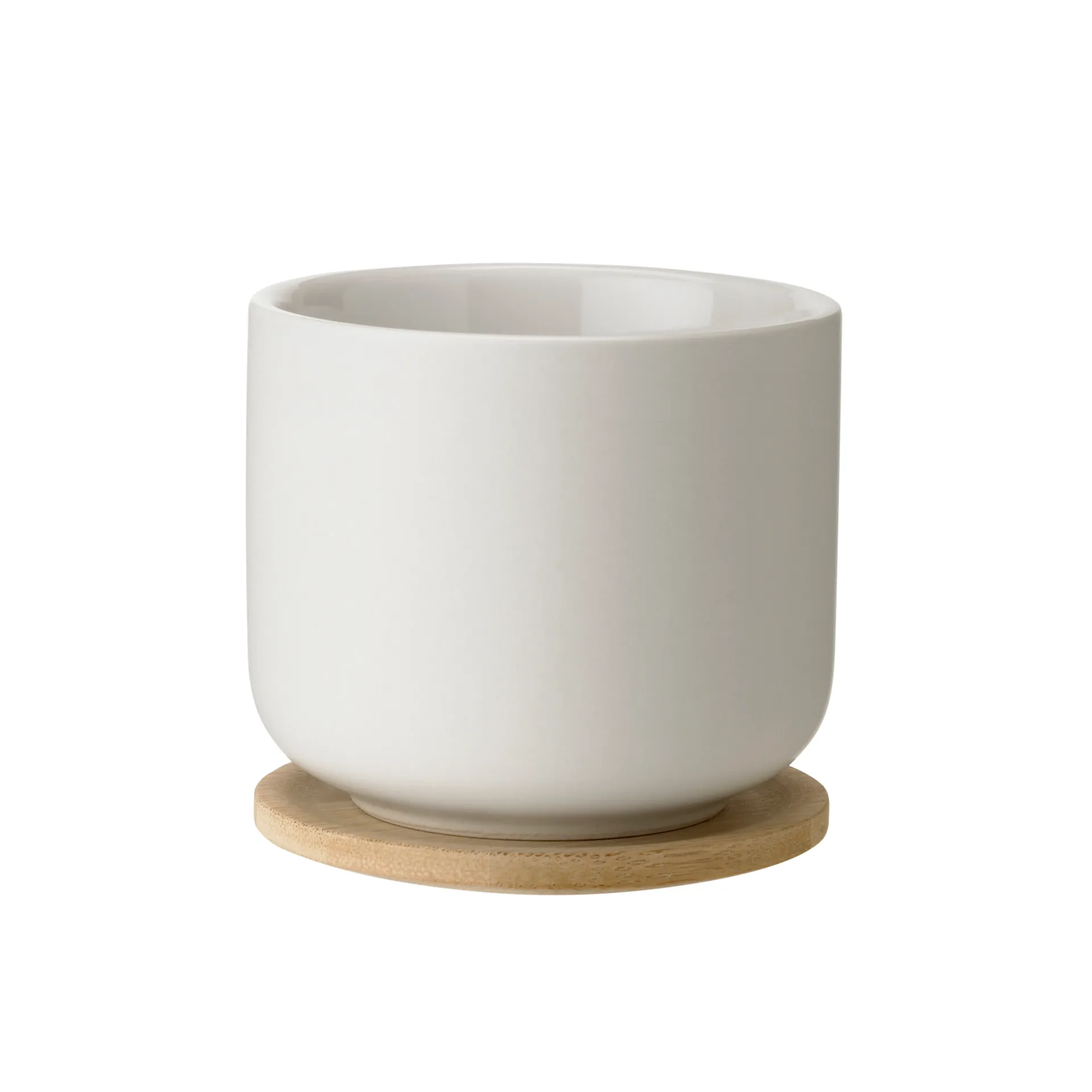 Stelton Theo mugg med underl&auml;gg Sand