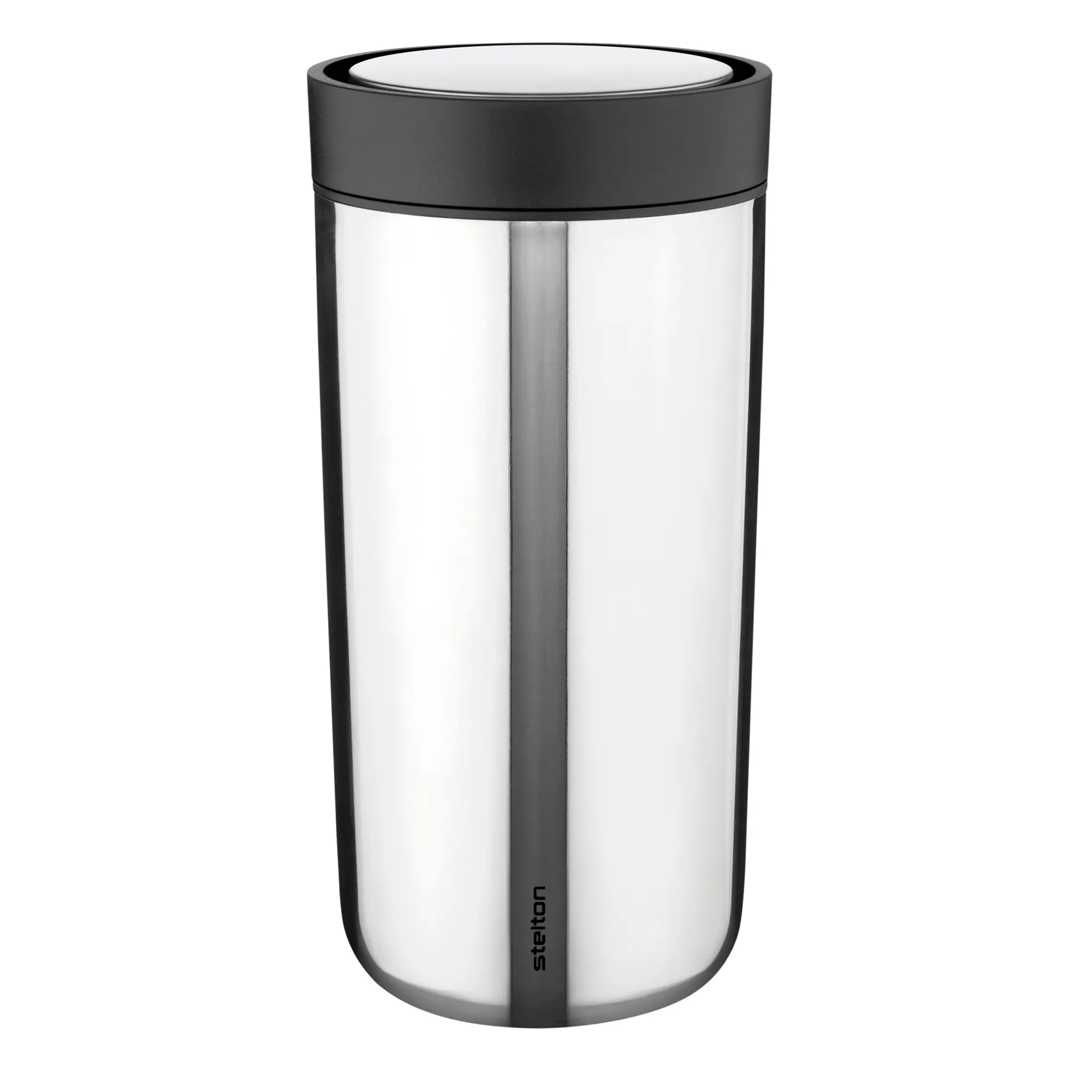 Stelton To Go Click Stål krus 0,4 L - Steel