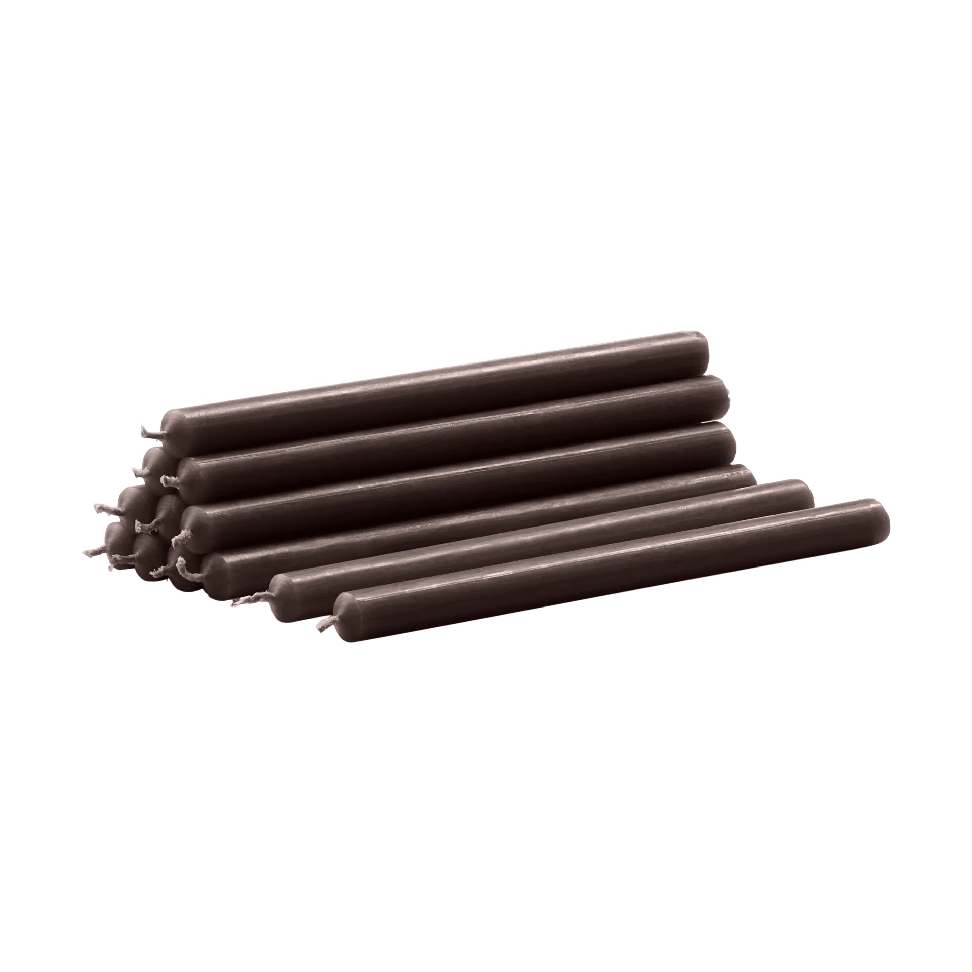STOFF Nagel Bougies Nagel ensemble de 12 Noisette