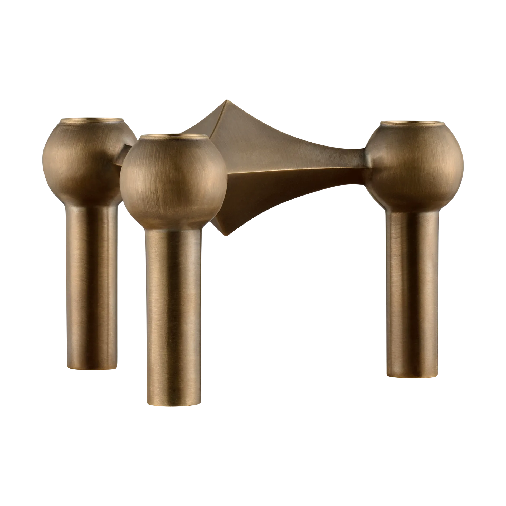 STOFF Nagel Chandelier Nagel Bronzed brass