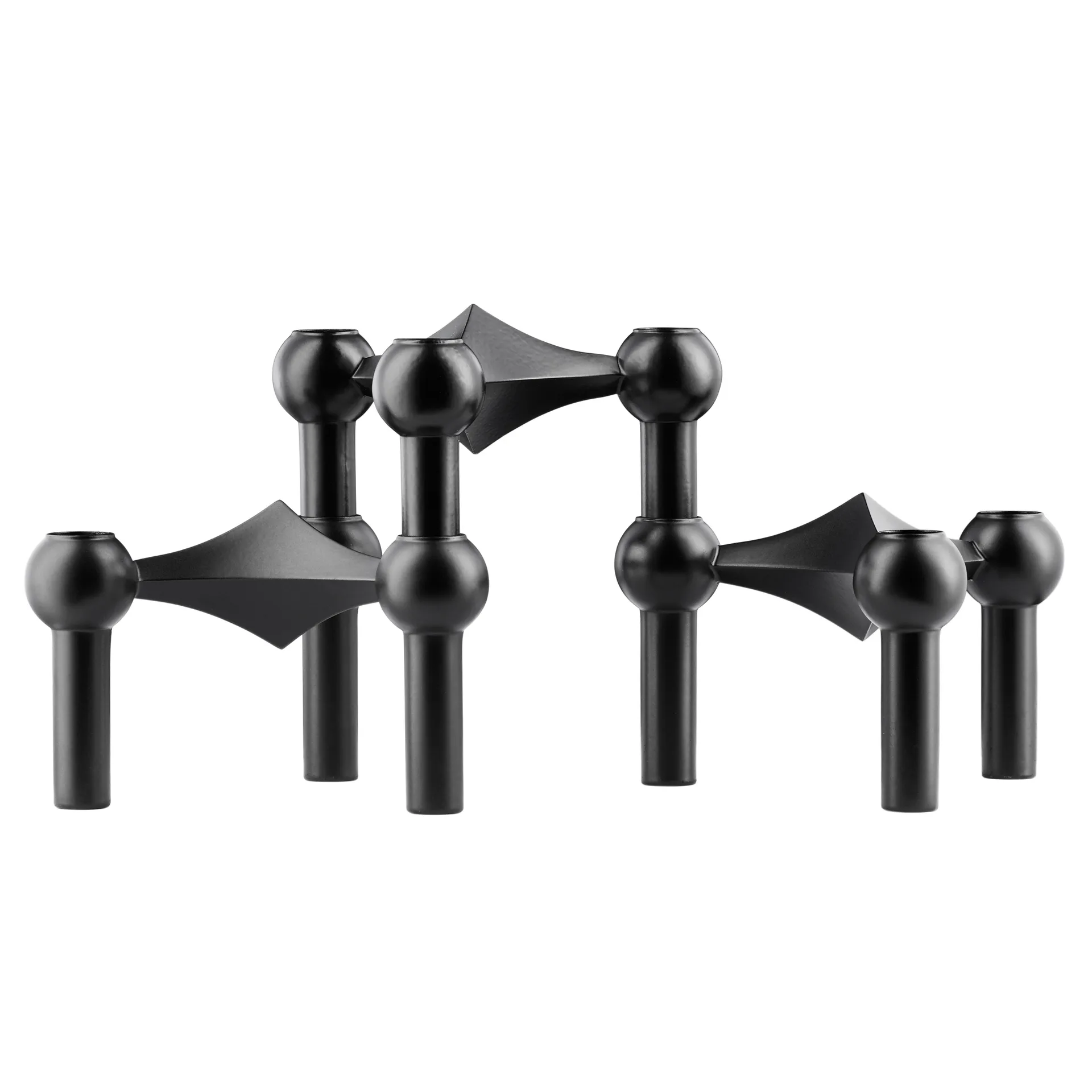STOFF Nagel STOFF Nagel bougeoir lot de 3 noir