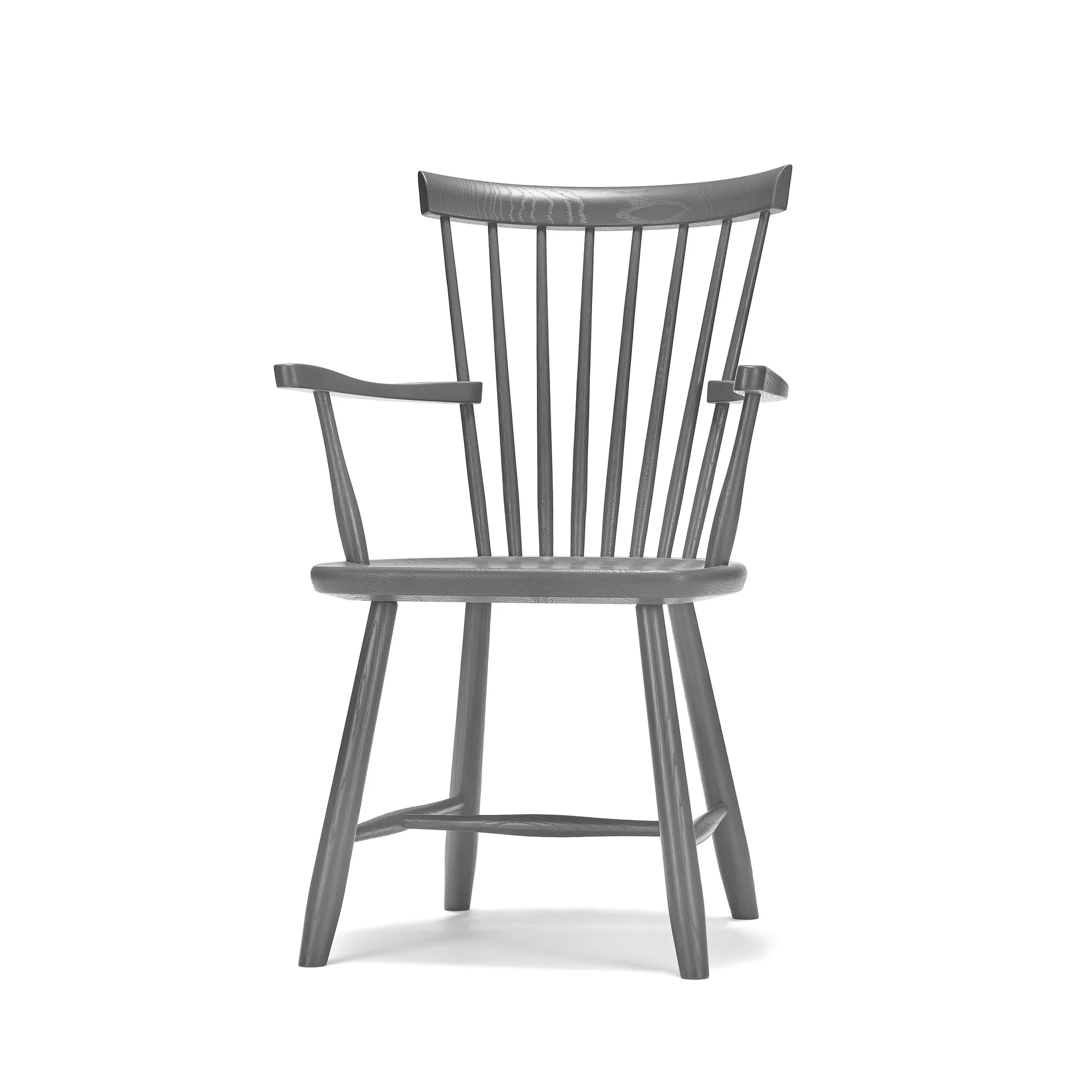 Stolab Chaise avec accoudoirs Lilla Åland Gris foncé (chêne)