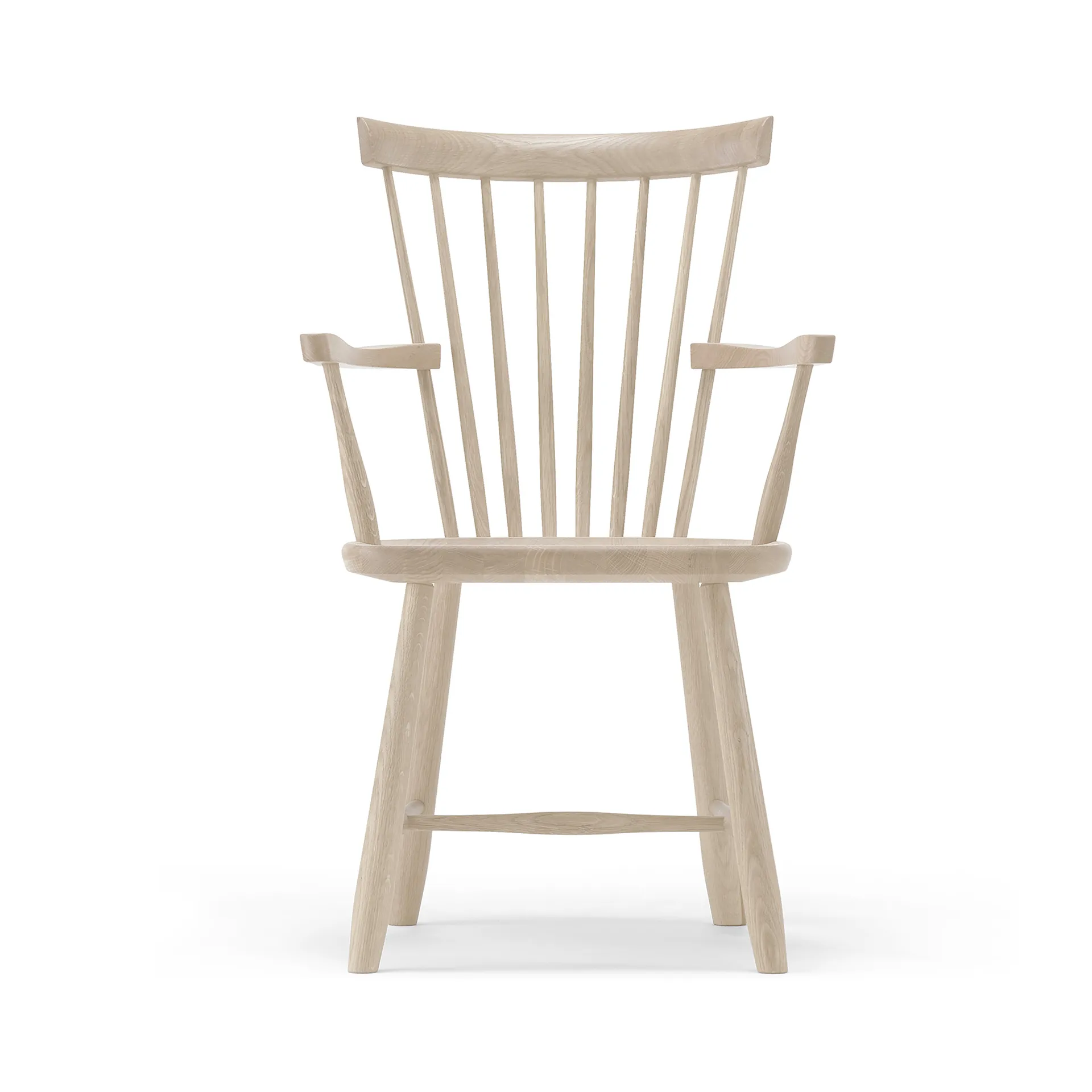 Stolab Chaise avec accoudoirs Lilla Åland Vernis mat clair (chêne)