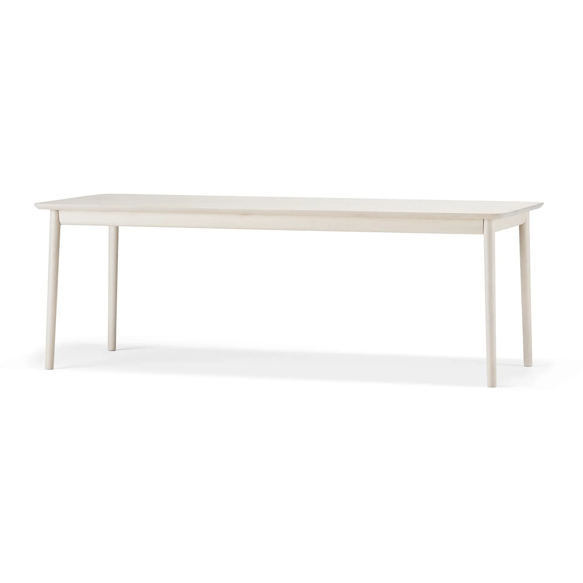Stolab Table Prima Vista Bouleau huilé blanc cm huilé blanc + 1 rallonge