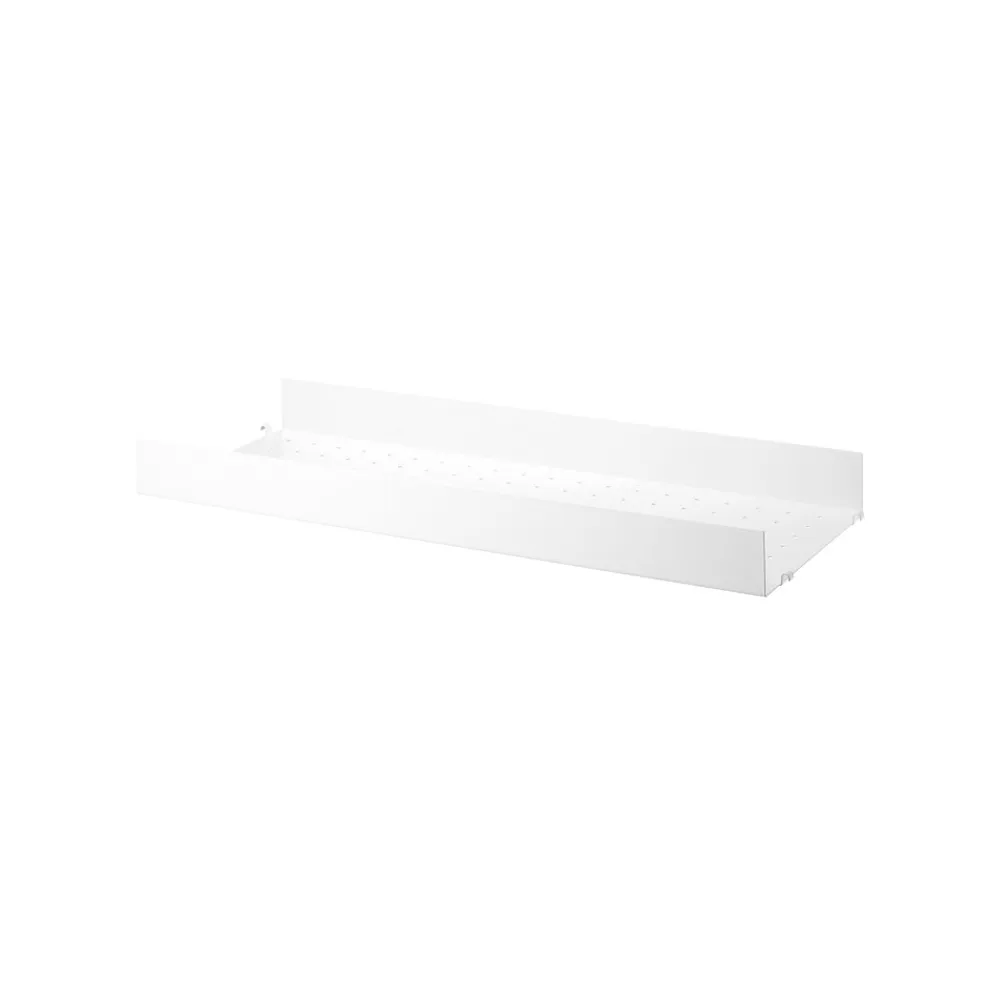 String Étagère en métal String blanc, cm, bord haut — vue 3