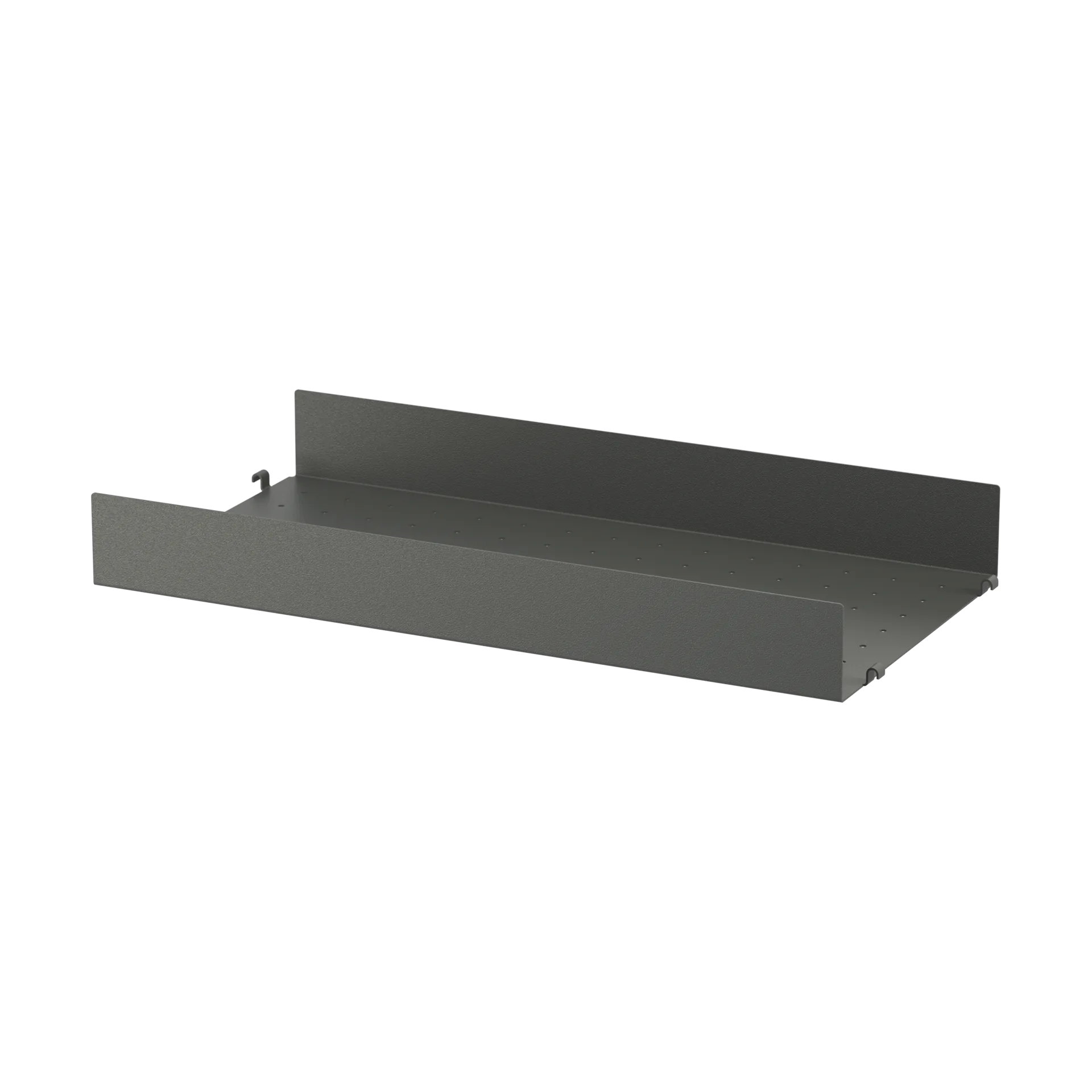 String Étagère en métal String Gris foncé, cm, bord haut