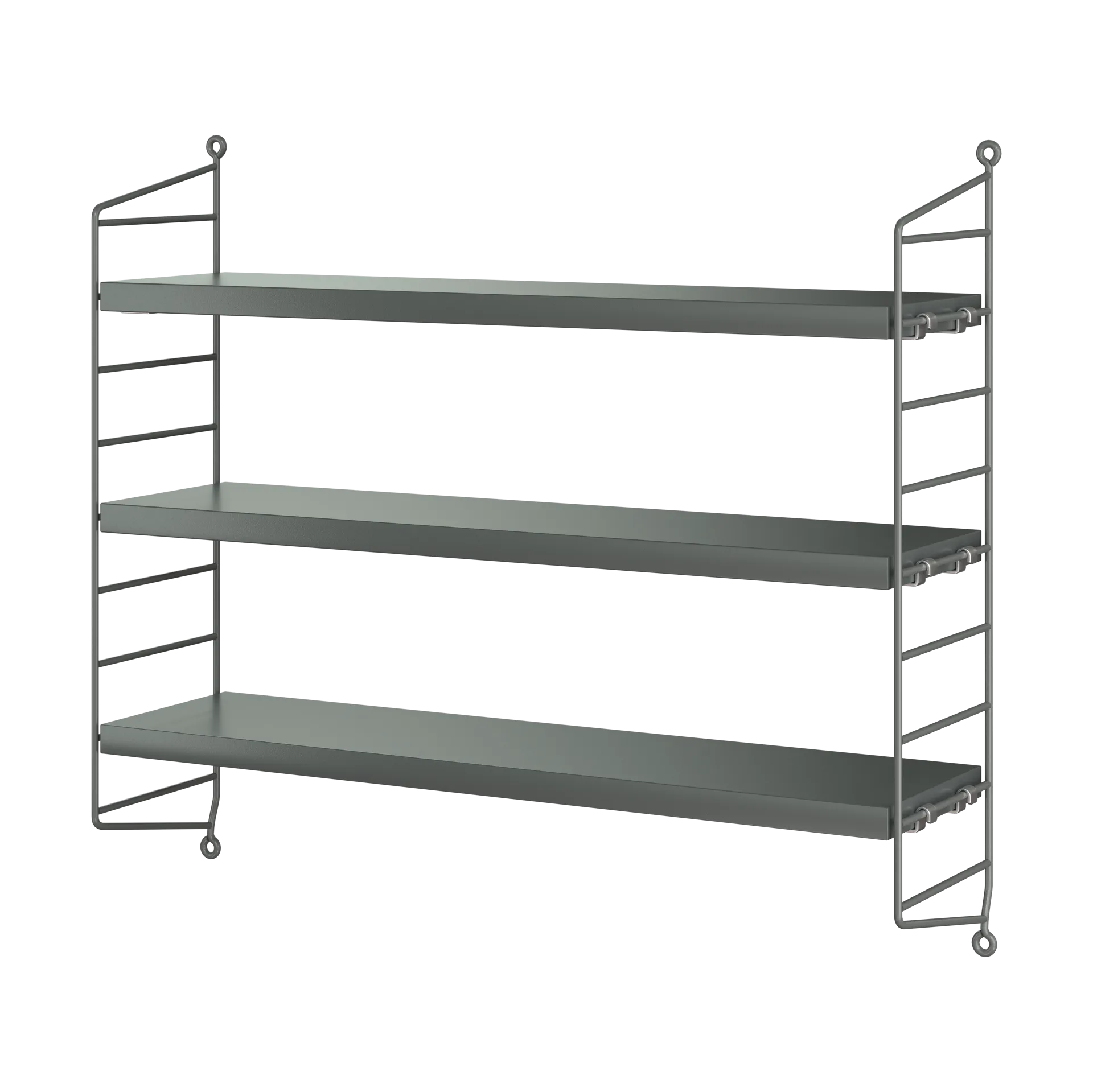 String Etagère murale String Pocket Gris foncé