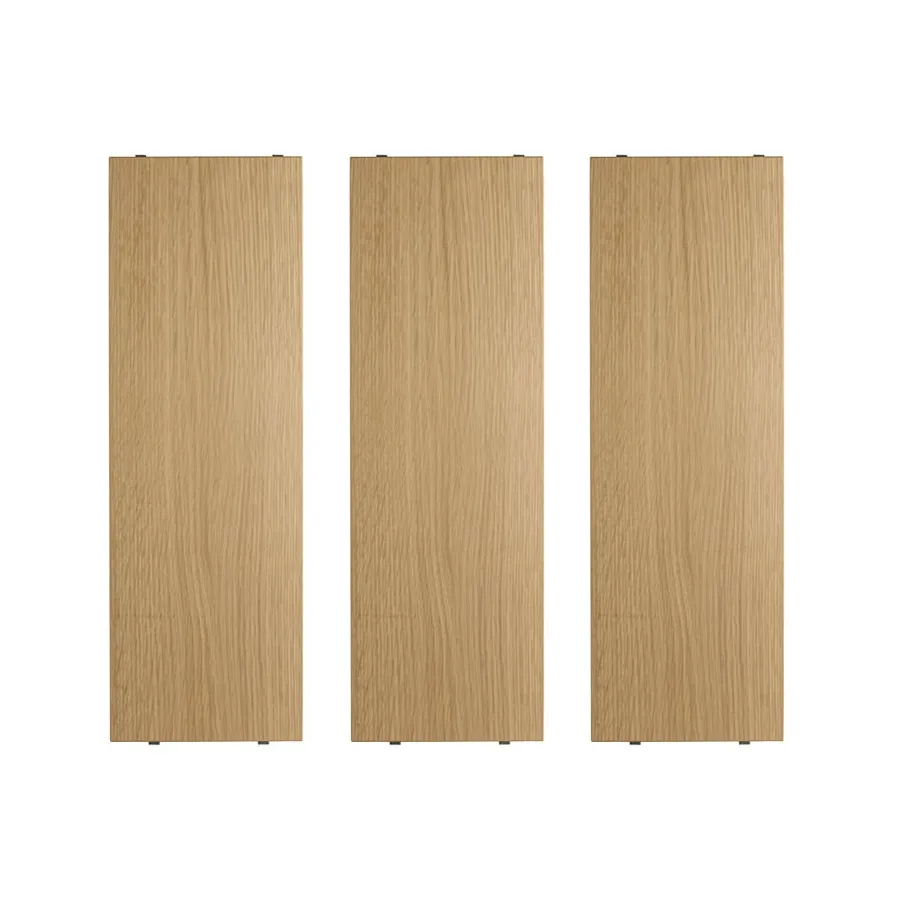 String Étagère String chêne, cm, lot de 3