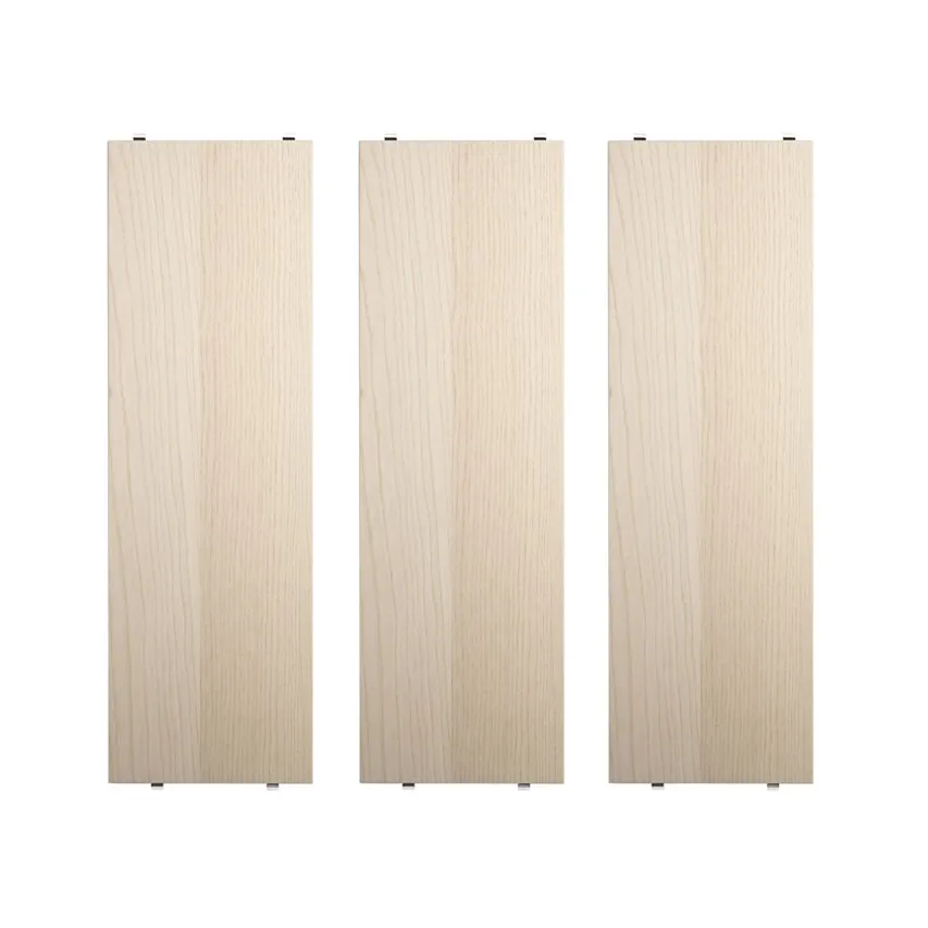 String Étagère String frêne, cm, lot de 3