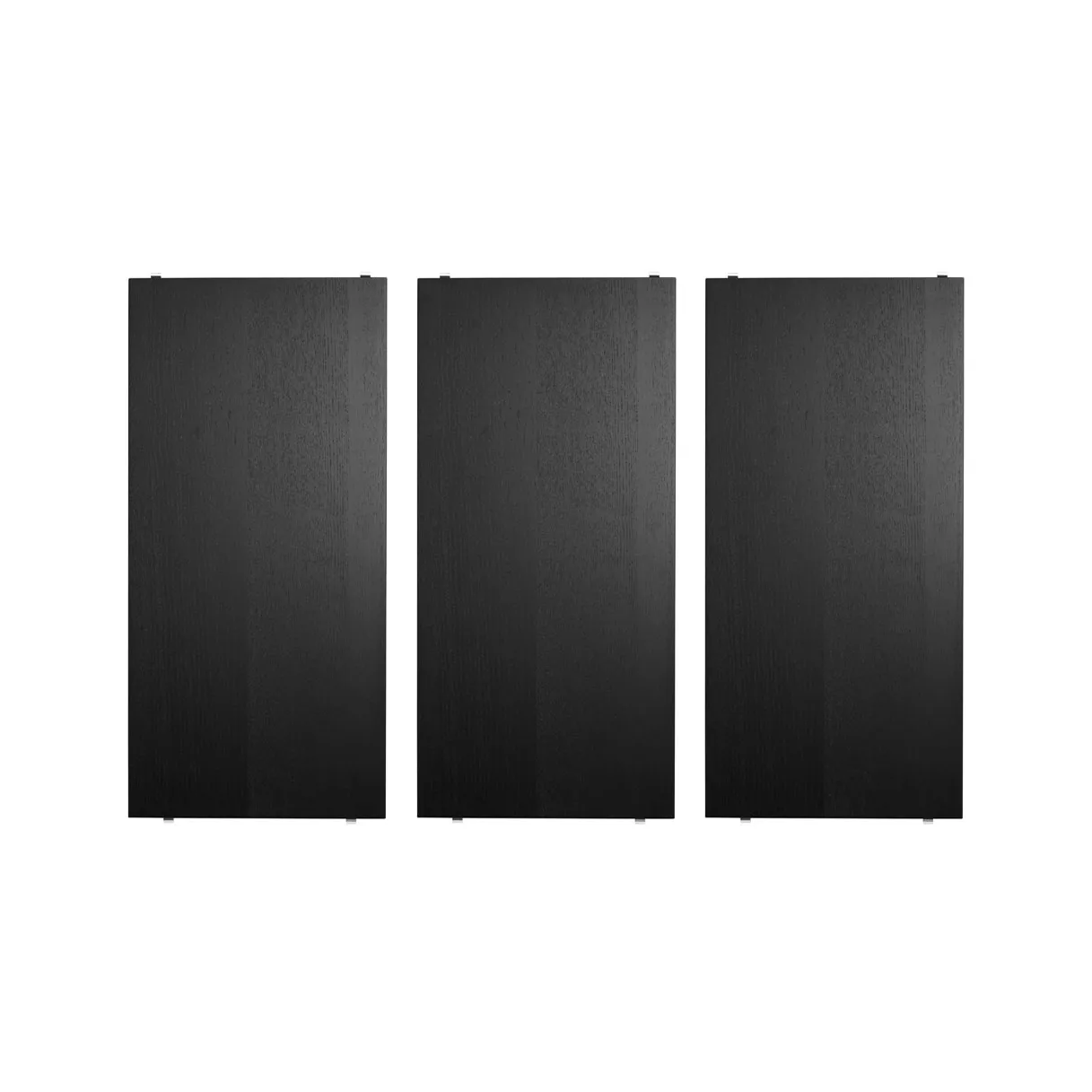 String Étagère String Frêne lasuré noir, cm, lot de 3 — vue 4