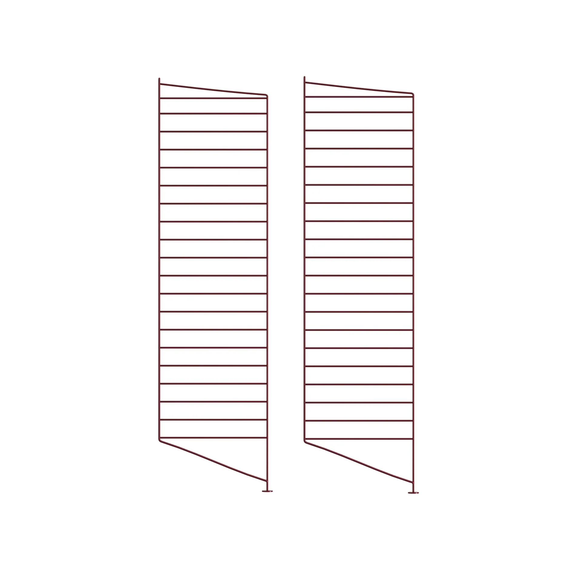 String Montant d'étagère String Bordeaux, cm, Lot de 2