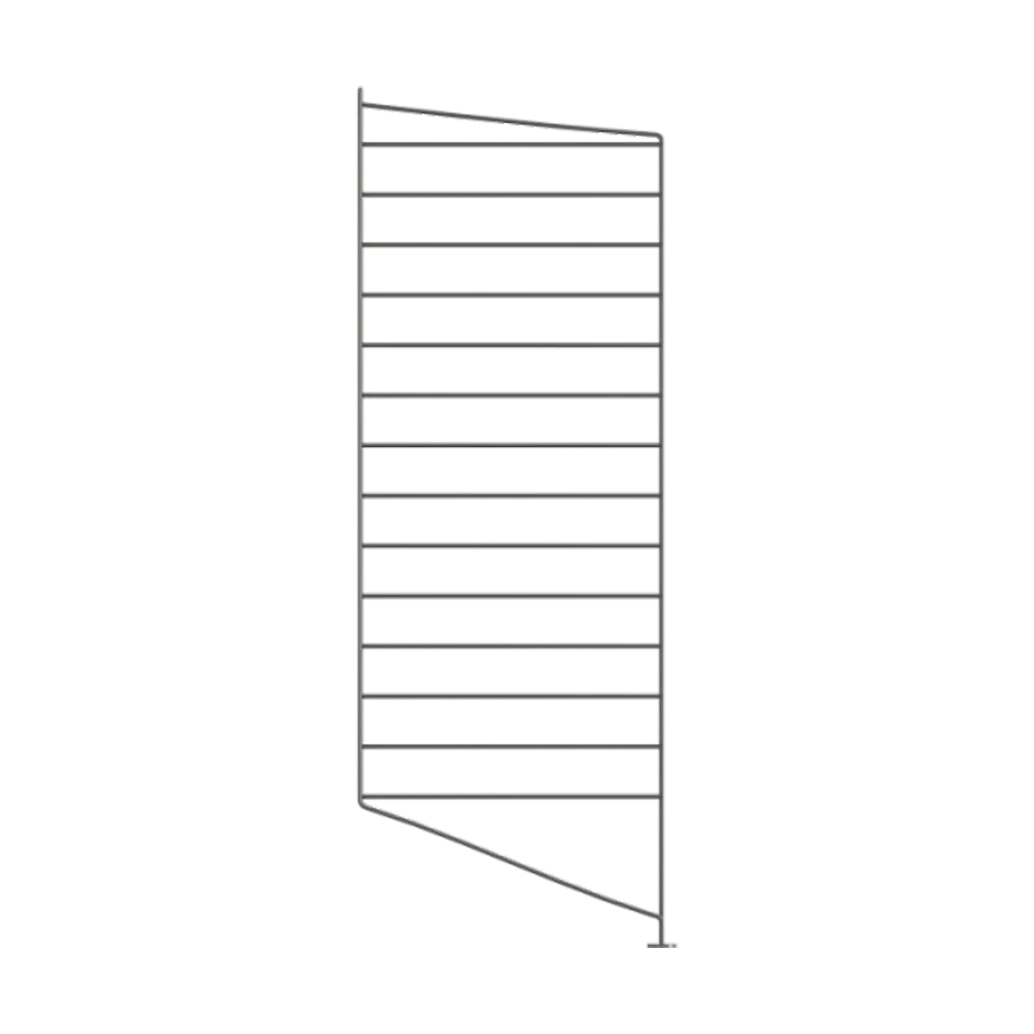 String Montant d'étagère String Gris foncé, cm, lot de 1