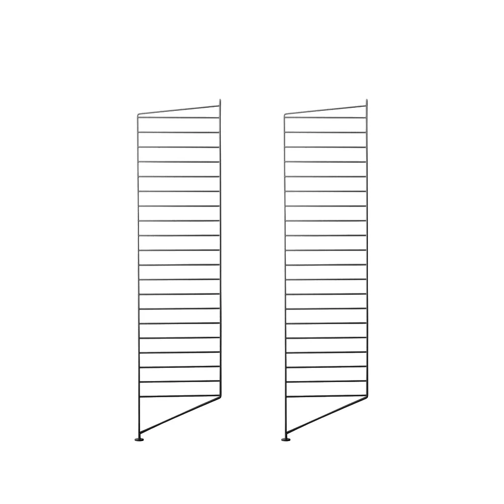 String Montant d'étagère String noir, cm, lot de 2 — vue 4