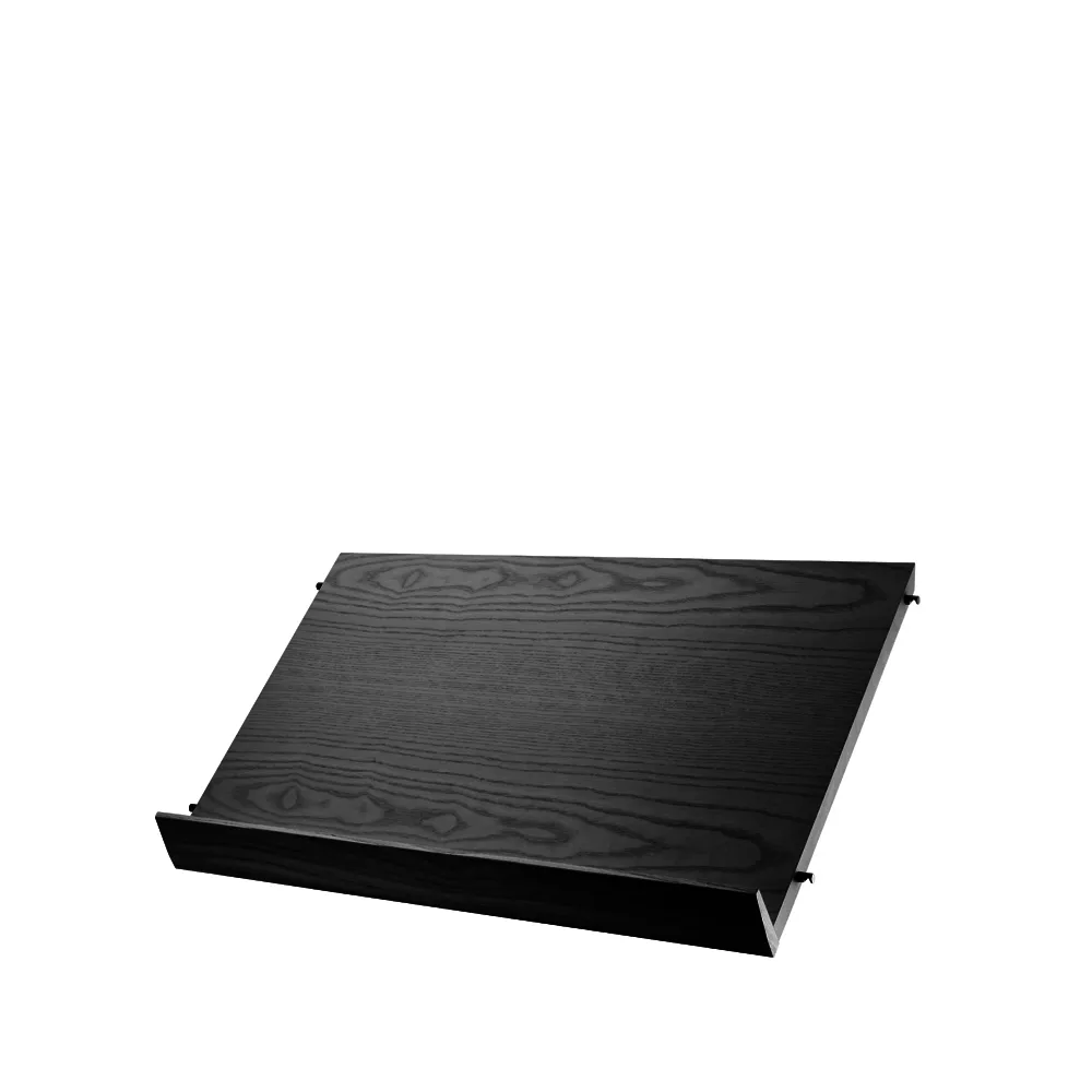 String Porte-revues String bois Frêne lasuré noir, cm