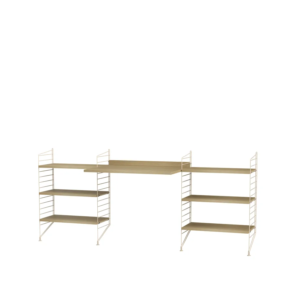 String String salon chêne et beige - combinaison D