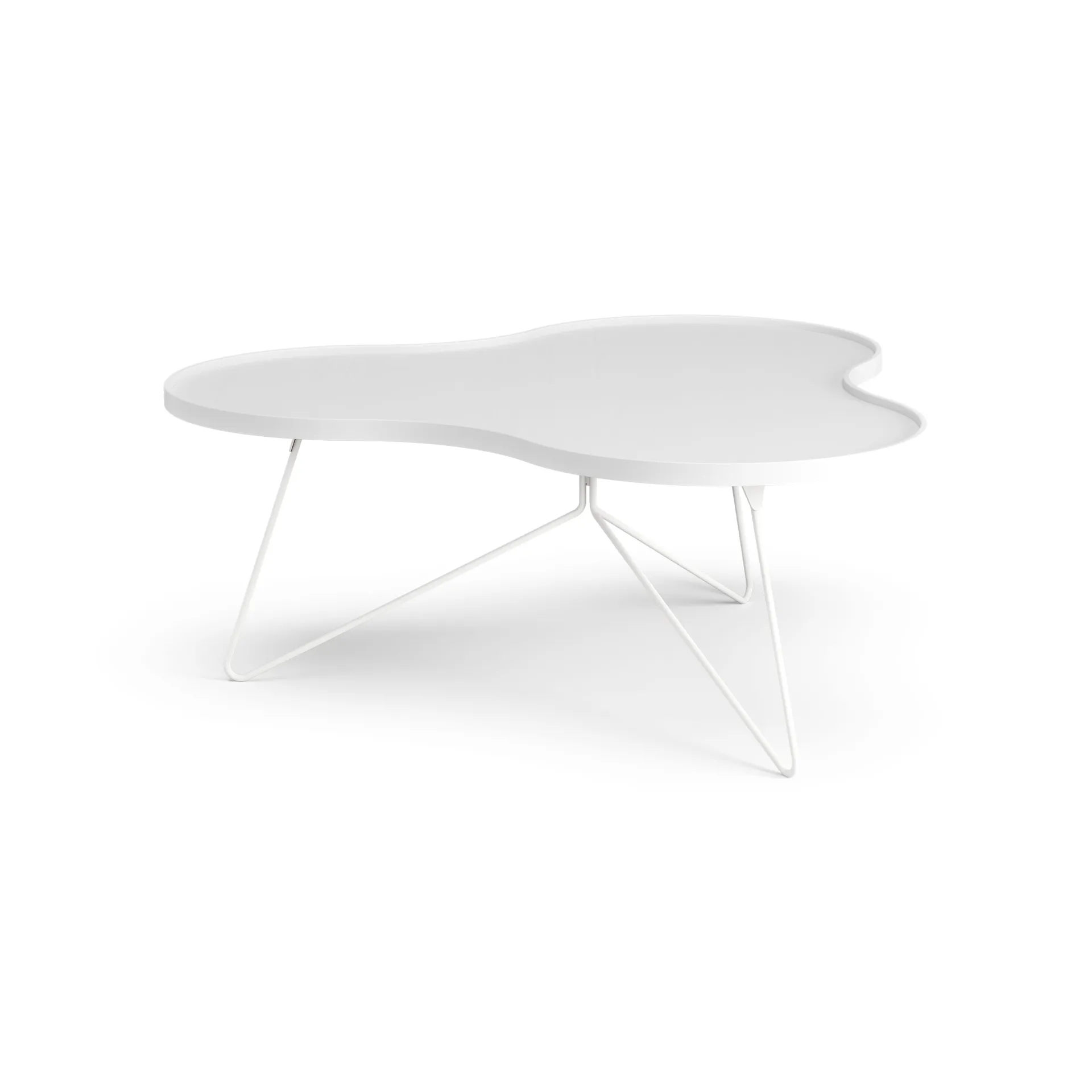Swedese Table Flower mono cm H45 cm frêne laminé blanc