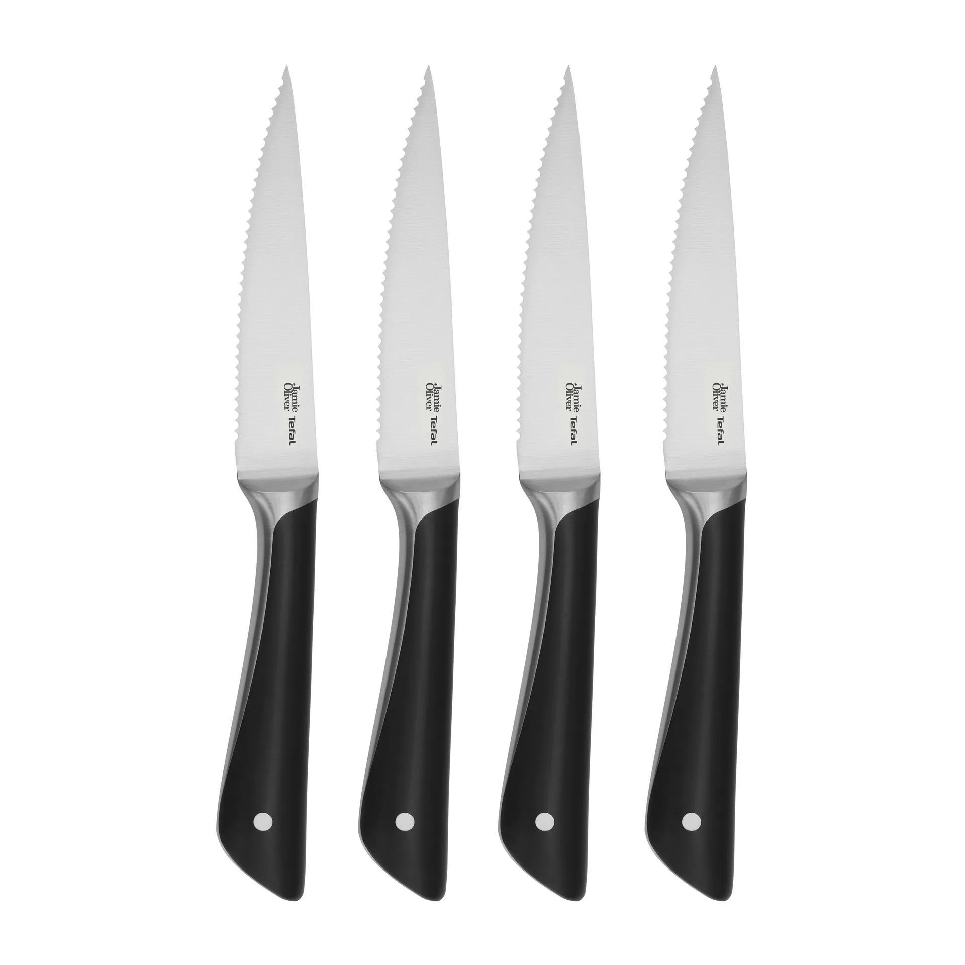 Tefal Jamie Oliver stekkniv 4-pack Rostfritt st&aring;l