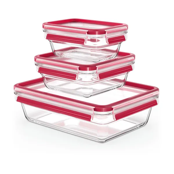 MasterSeal Glas matlåda 3-pack