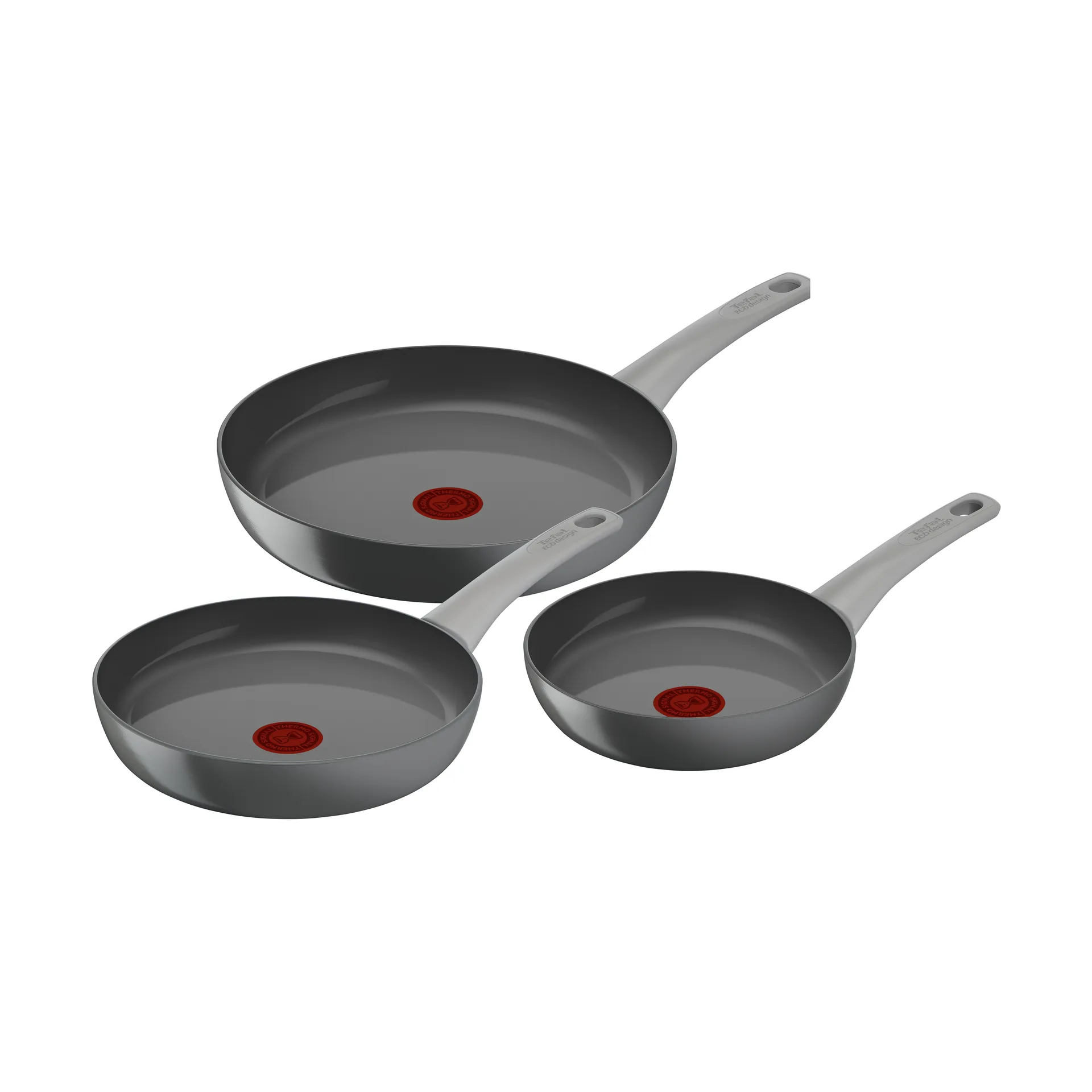 Tefal Renew ON stegepande sæt 3 dele Grå