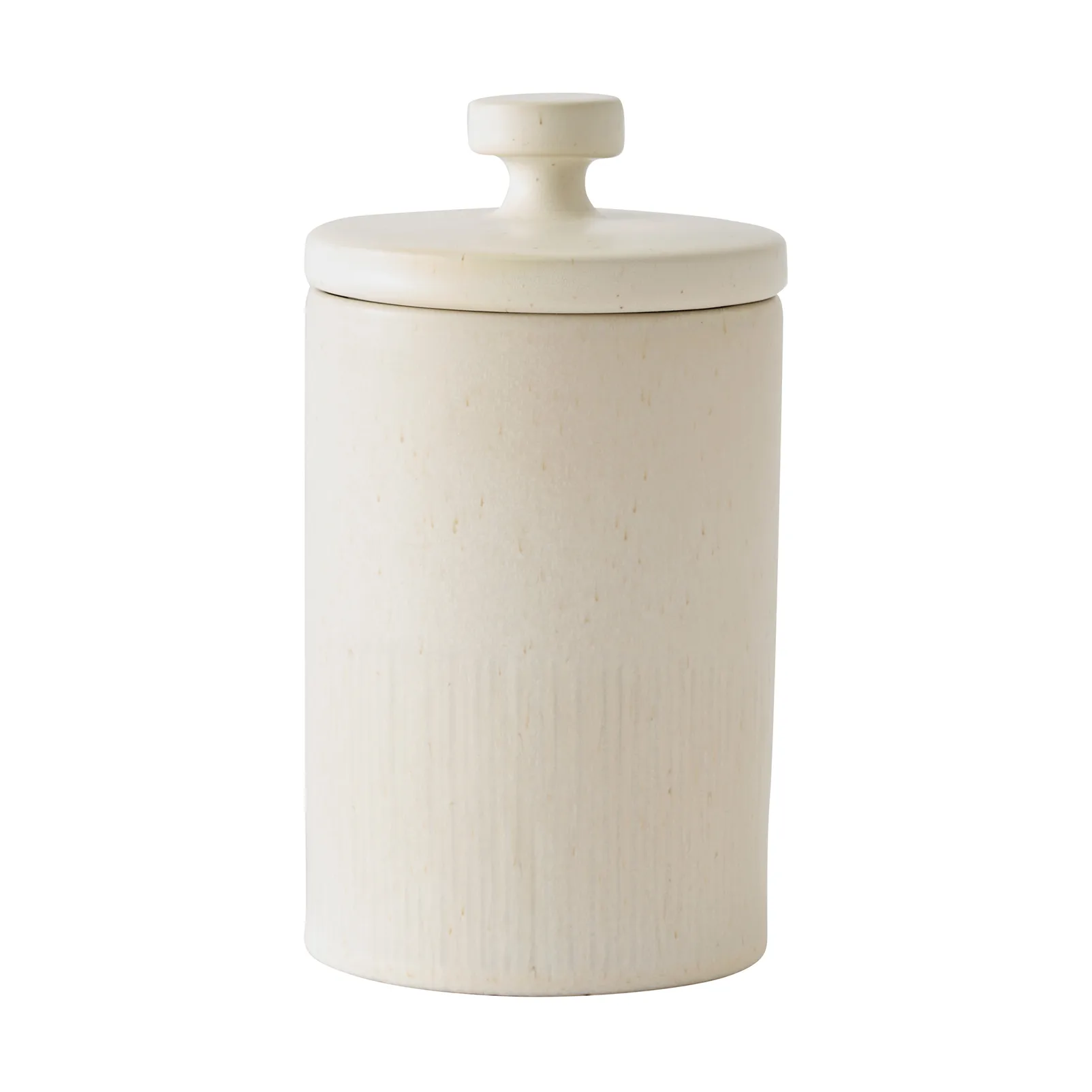 Tell Me More Bocal Palermo avec couvercle Off-White, moyen 1,1 L