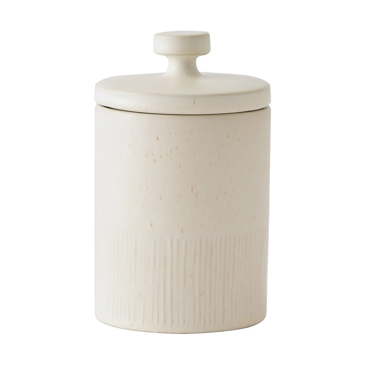 Tell Me More Bocal Palermo avec couvercle Off-White, petit 0,95 L