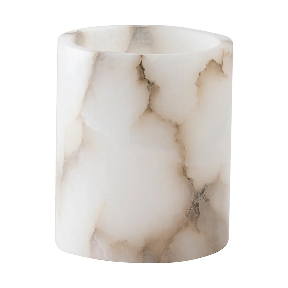 Tell Me More Bougeoir Alabaster Blanc-beige, M