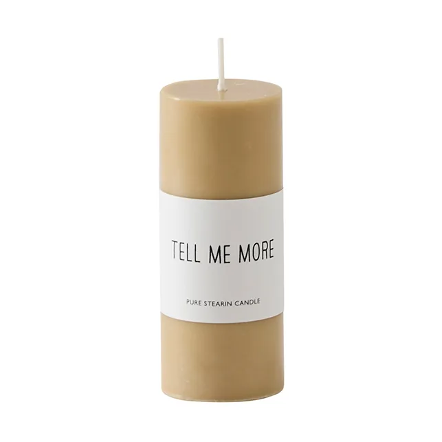 Tell Me More Bougie Luna Honey, S Ø4x10 cm