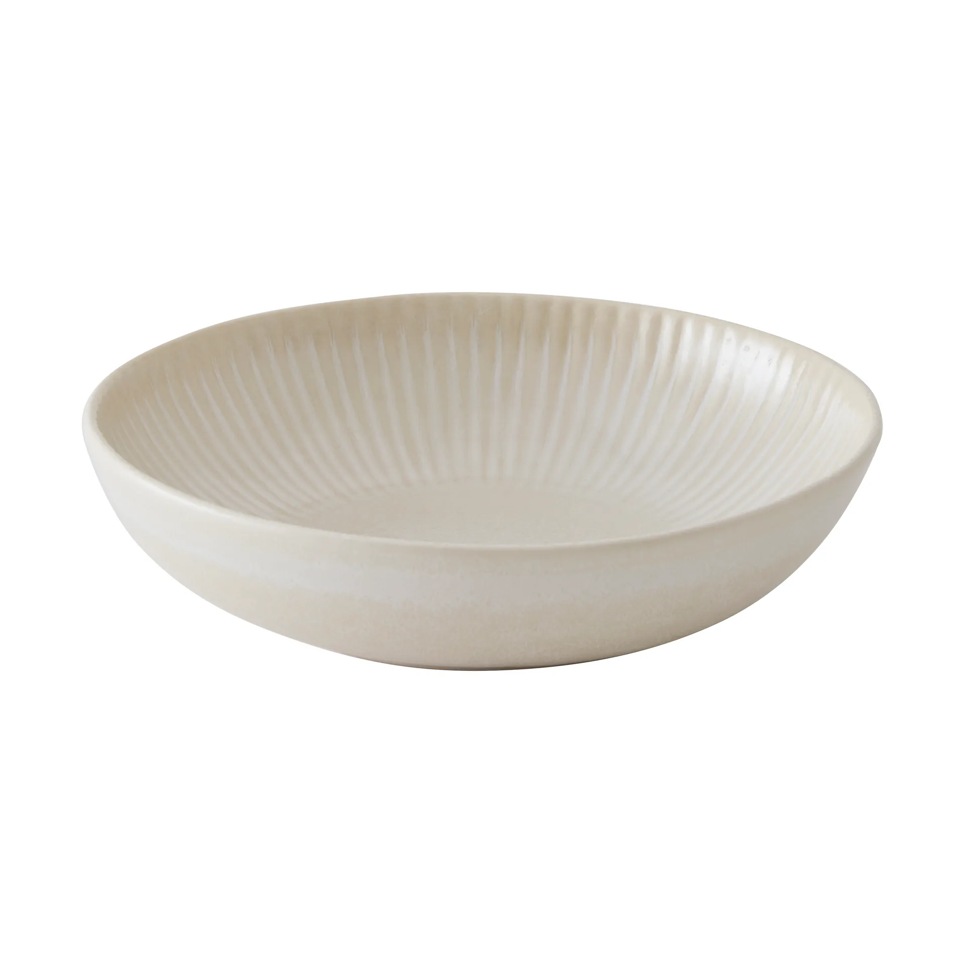 Tell Me More Granada dyb tallerken Ø22 cm Cremehvid-beige billede