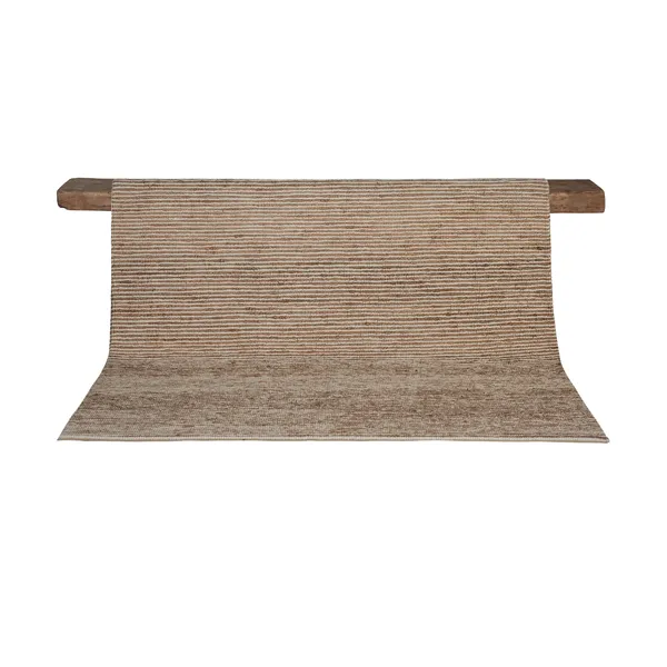 Hemp wool matta 170x240 cm, Stripe