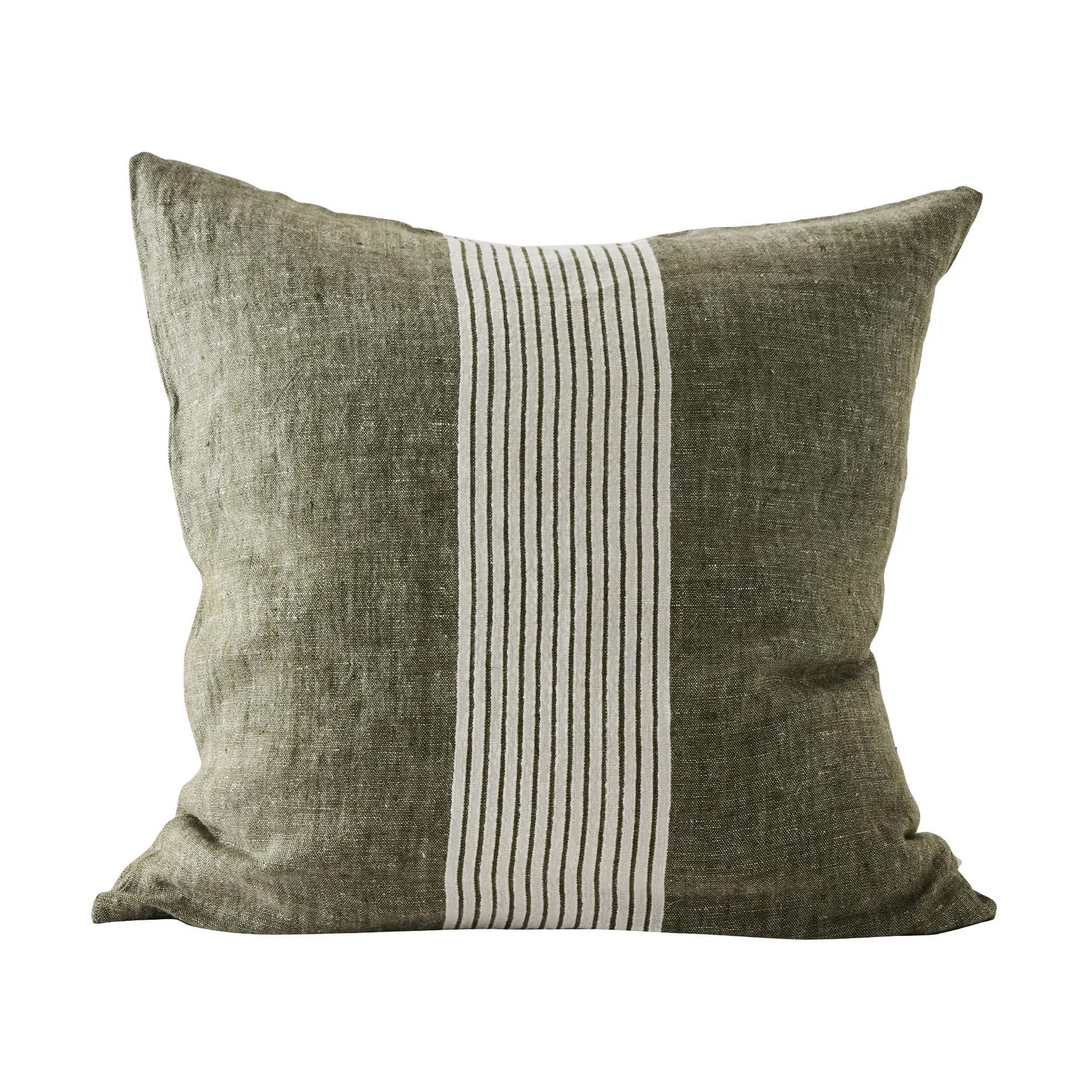 Tell Me More Housse de coussin Colette Green stripe, cm