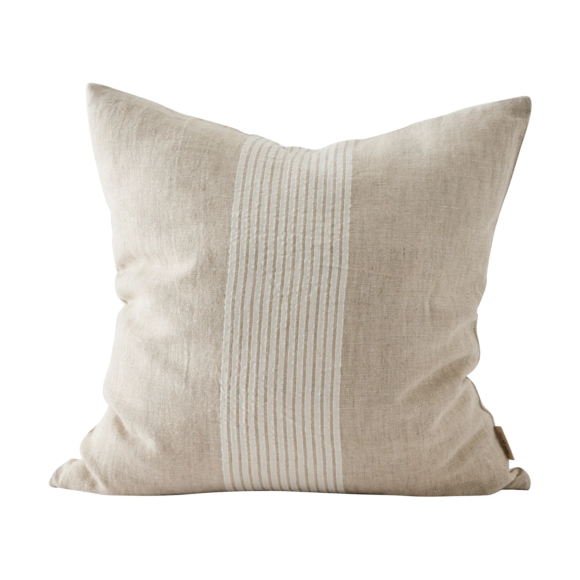Tell Me More Housse de coussin Colette Natural stripe, cm