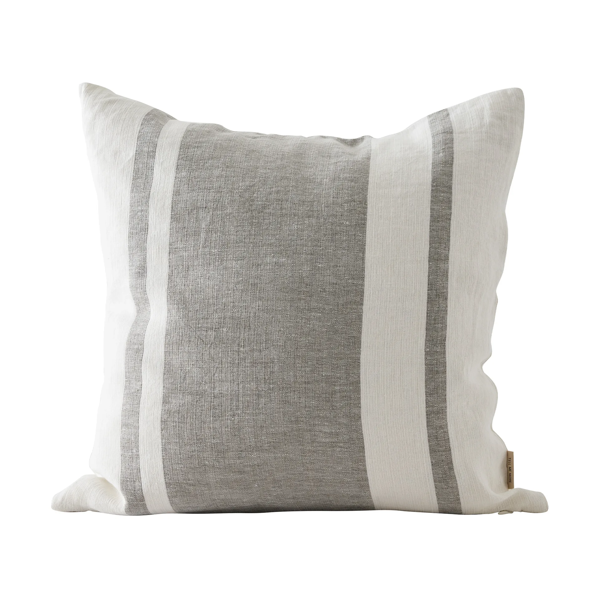 Tell Me More Housse de coussin Jules Green stripe, cm