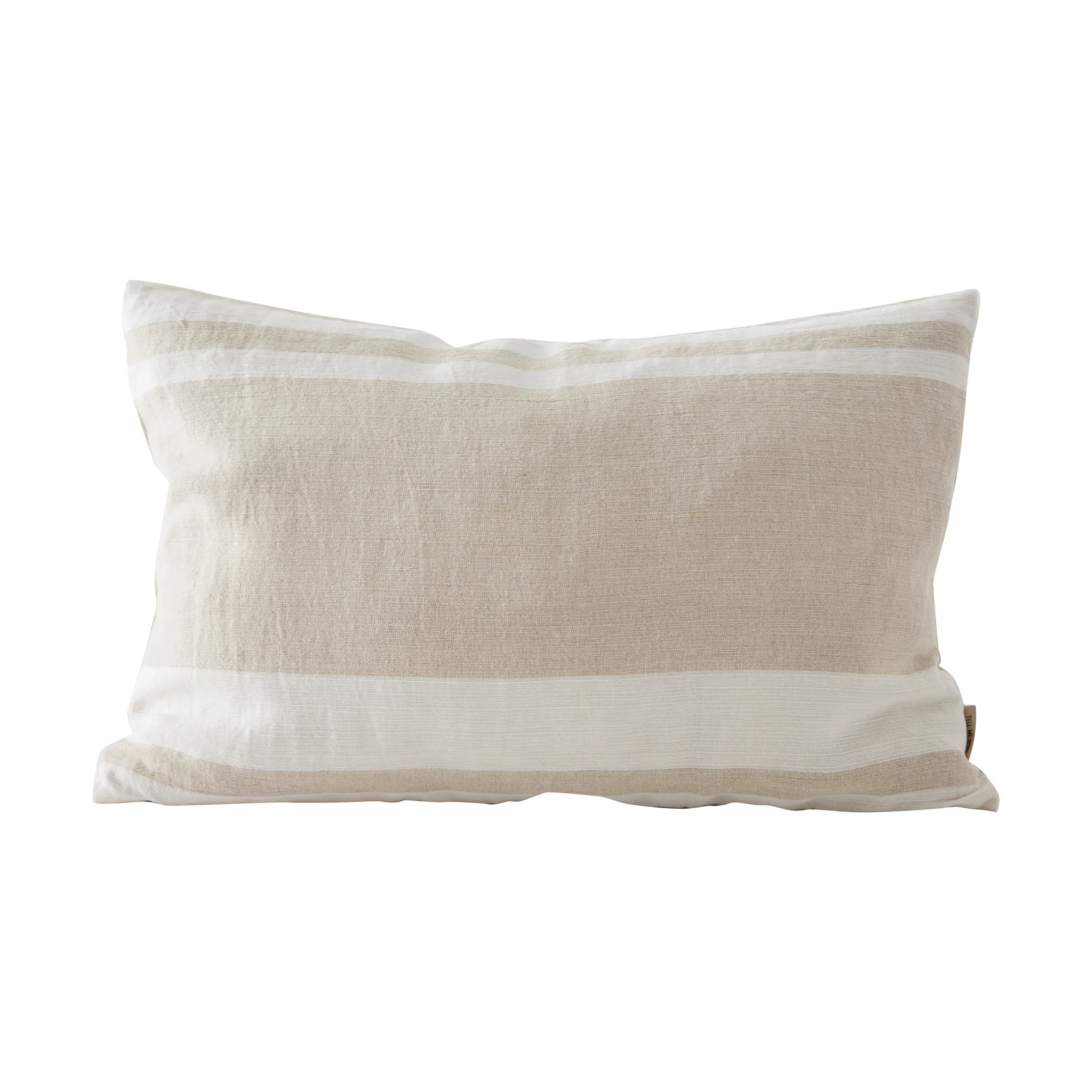Tell Me More Housse de coussin Jules Natural stripe, cm