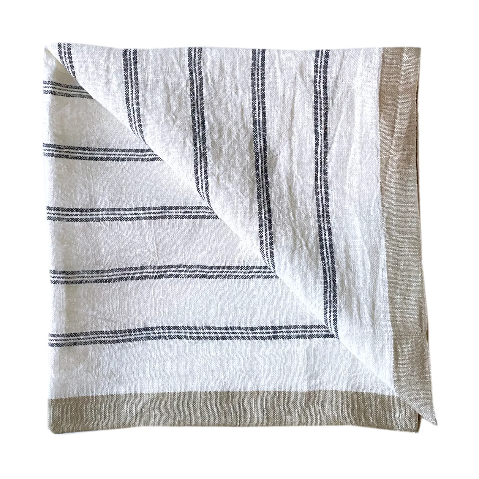 Tell Me More Maya linned serviet 50x50 cm Navy Stripe
