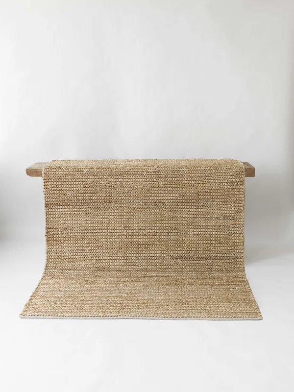 Mid Knot hampamatta 170x240 cm, Natur