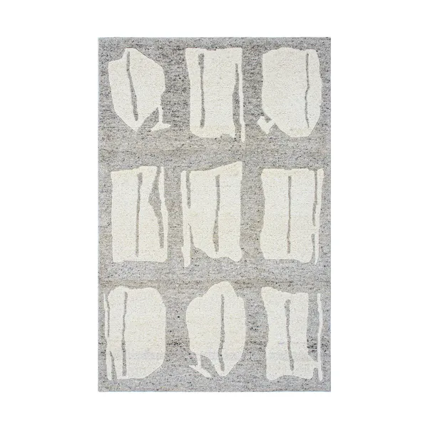 Millinge ullmatta, Ivory-grey, 170x240 cm