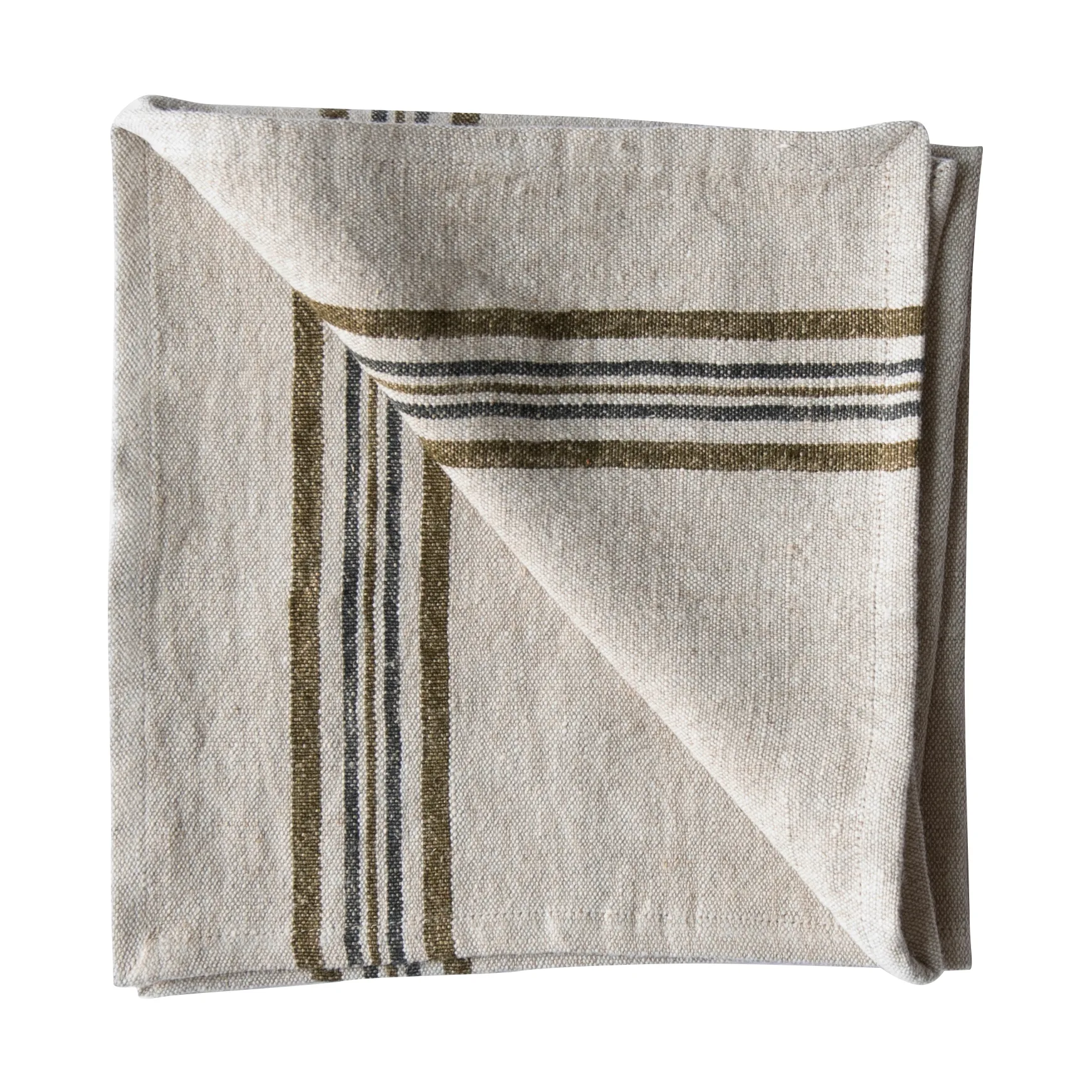Tell Me More Serviette en lin Astrid cm Olive