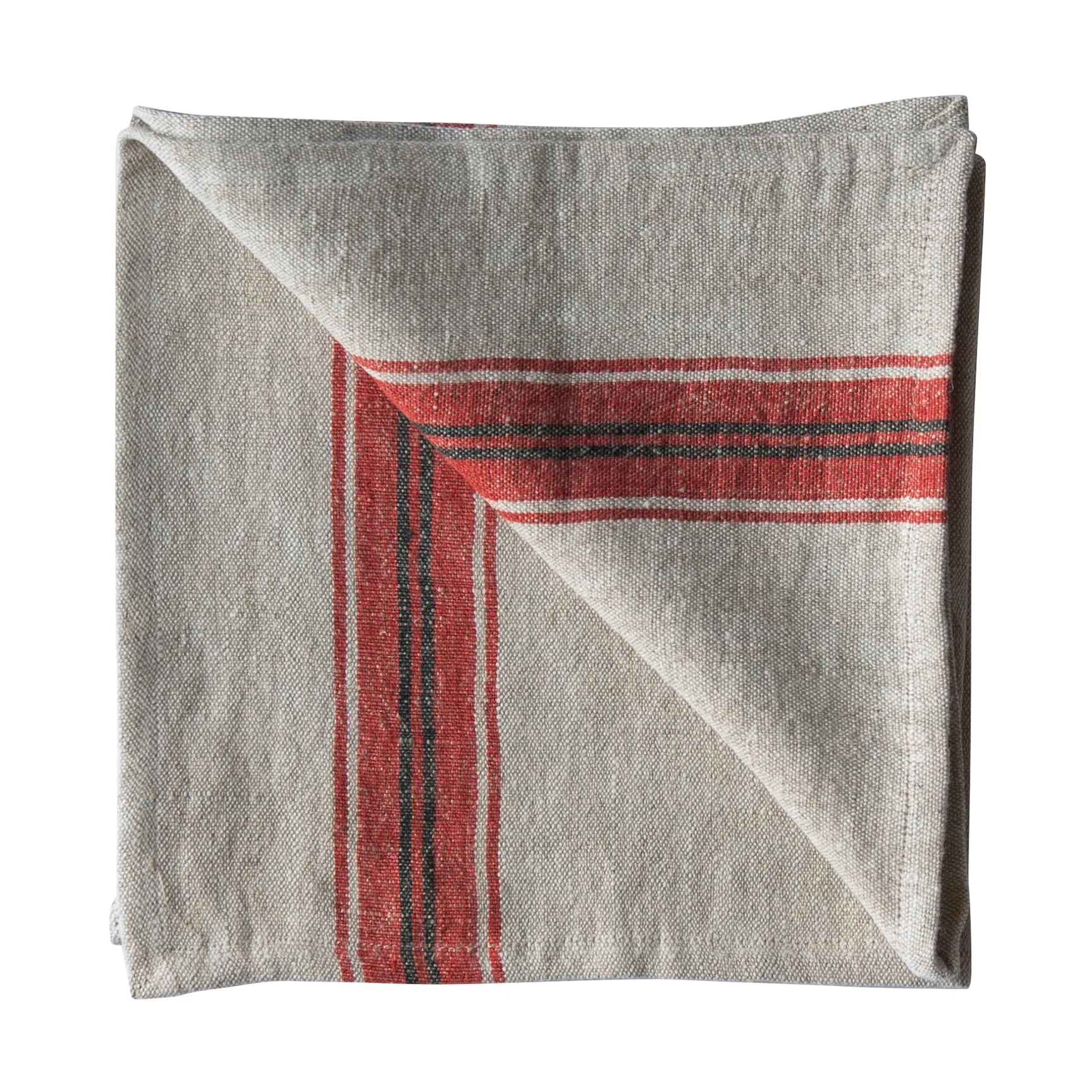 Tell Me More Serviette en lin Astrid cm Red
