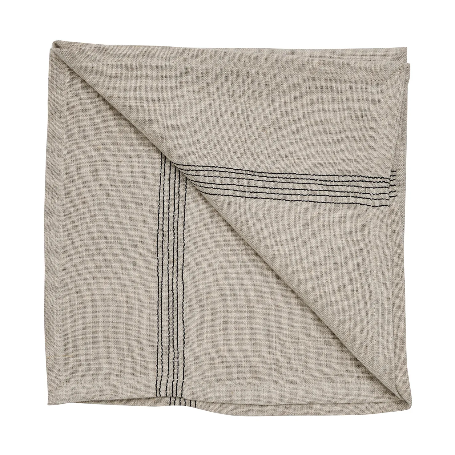 Tell Me More Serviette en lin Livia cm Beige