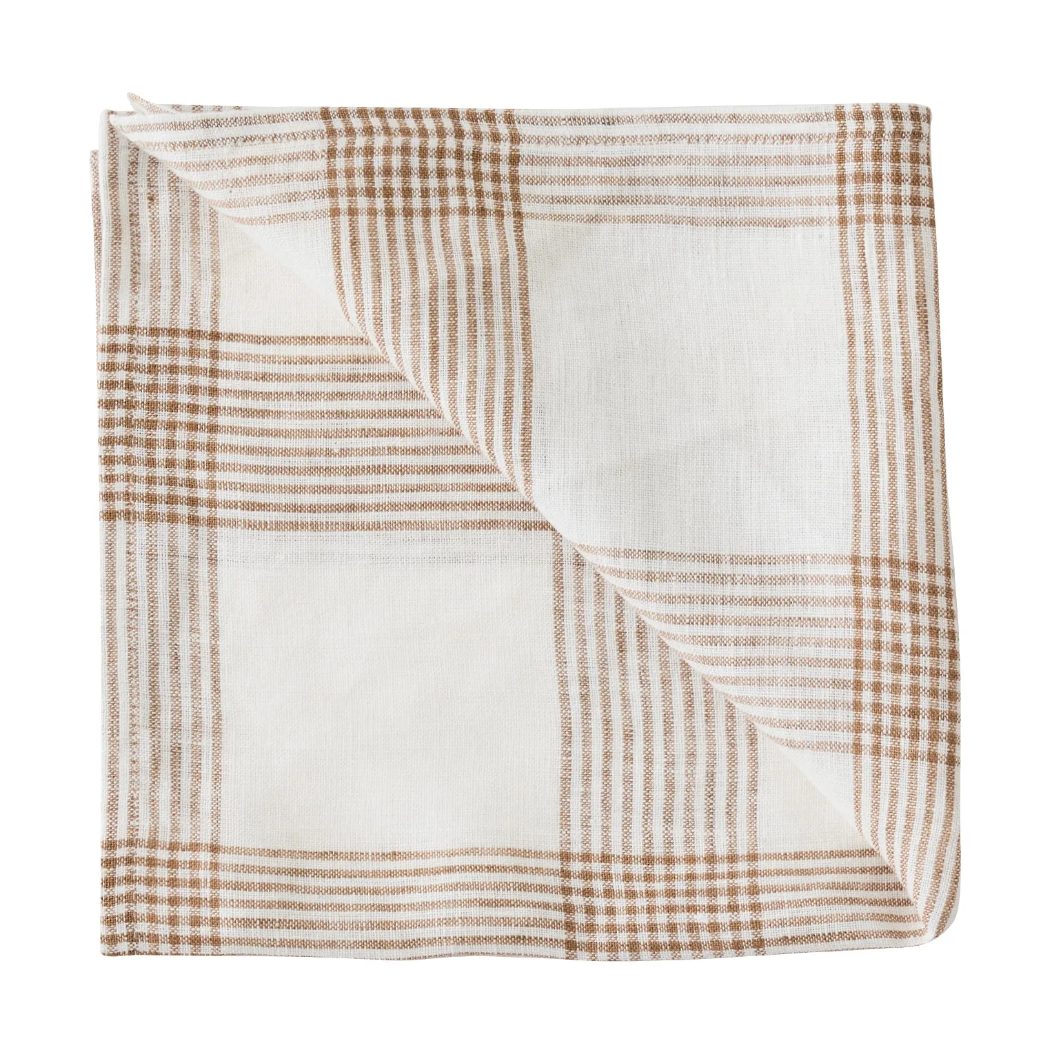 Tell Me More Serviette en tissu Odette Brown, cm