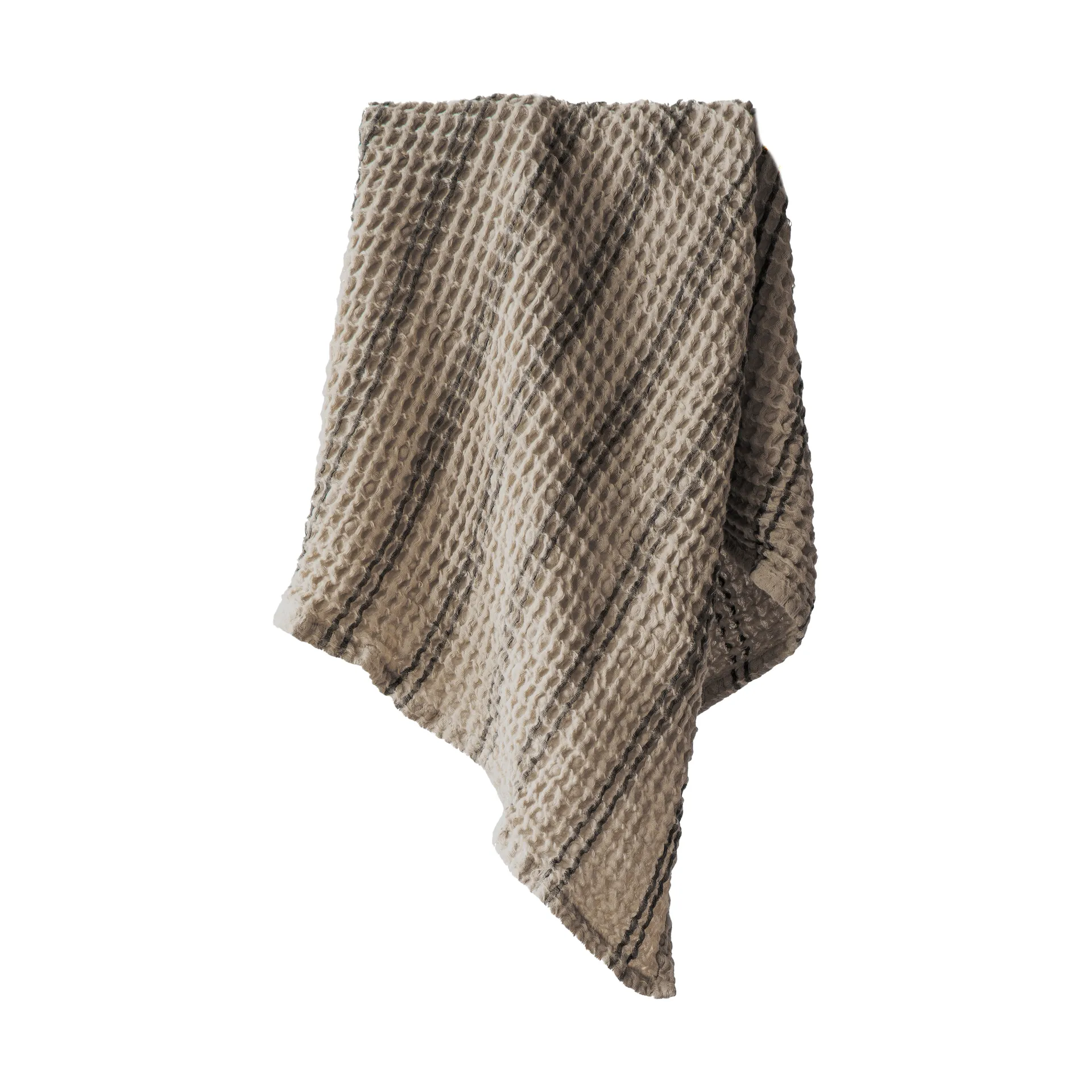 Tell Me More Serviette Nella cm Taupe Stripe