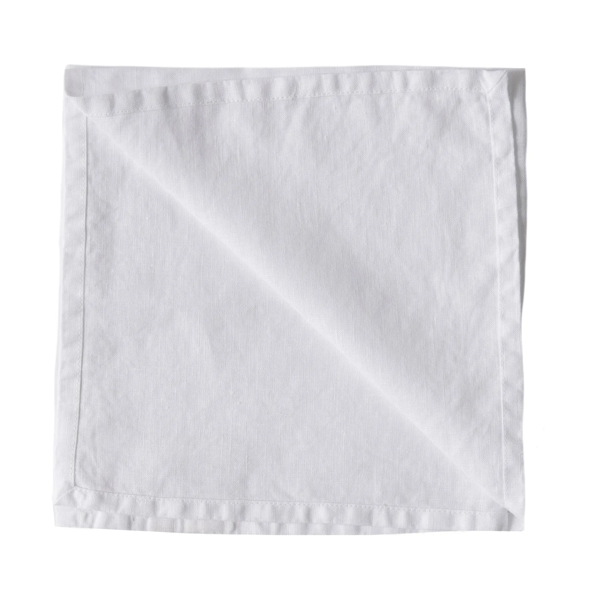Tell Me More Serviette Washed linen Blanchi blanc
