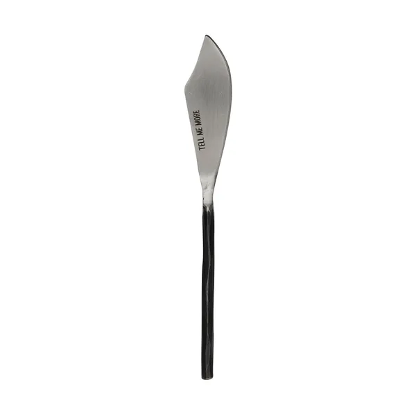 Steel ostkniv small, Opolerat stål