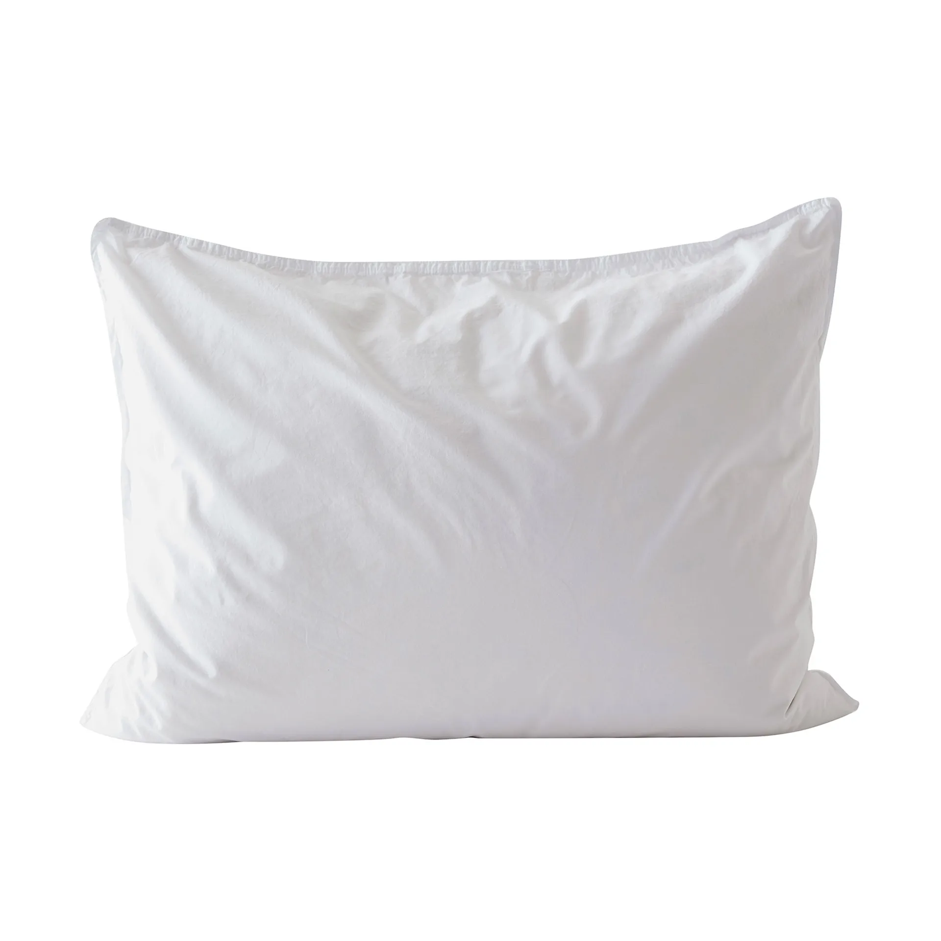 Tell Me More Taie d’oreiller Tell Me More en coton Blanc, cm