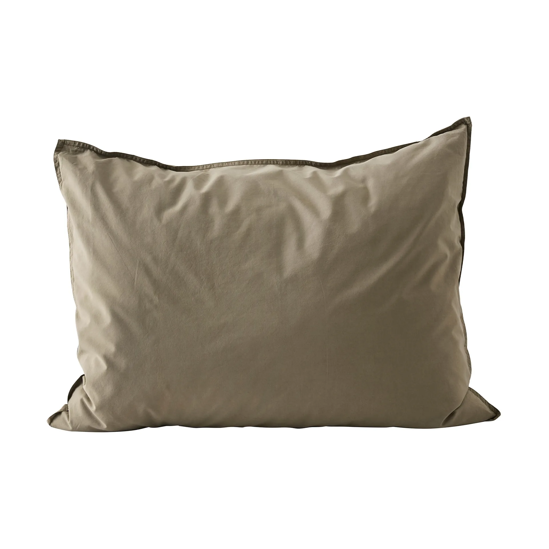 Tell Me More Taie d’oreiller Tell Me More en coton Olive, cm